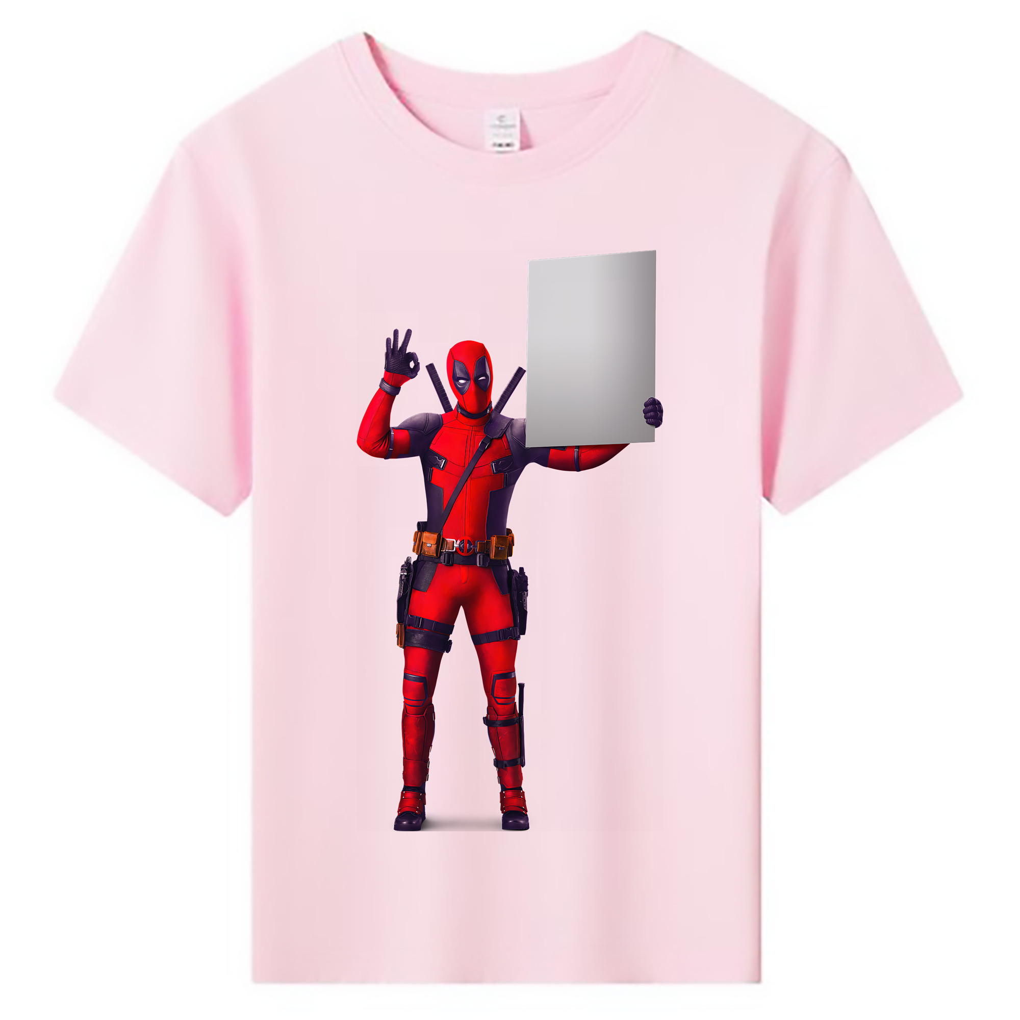 （画像用） Deadpool デッドプール 綿100％キッズTシャツ（フロントプリント）