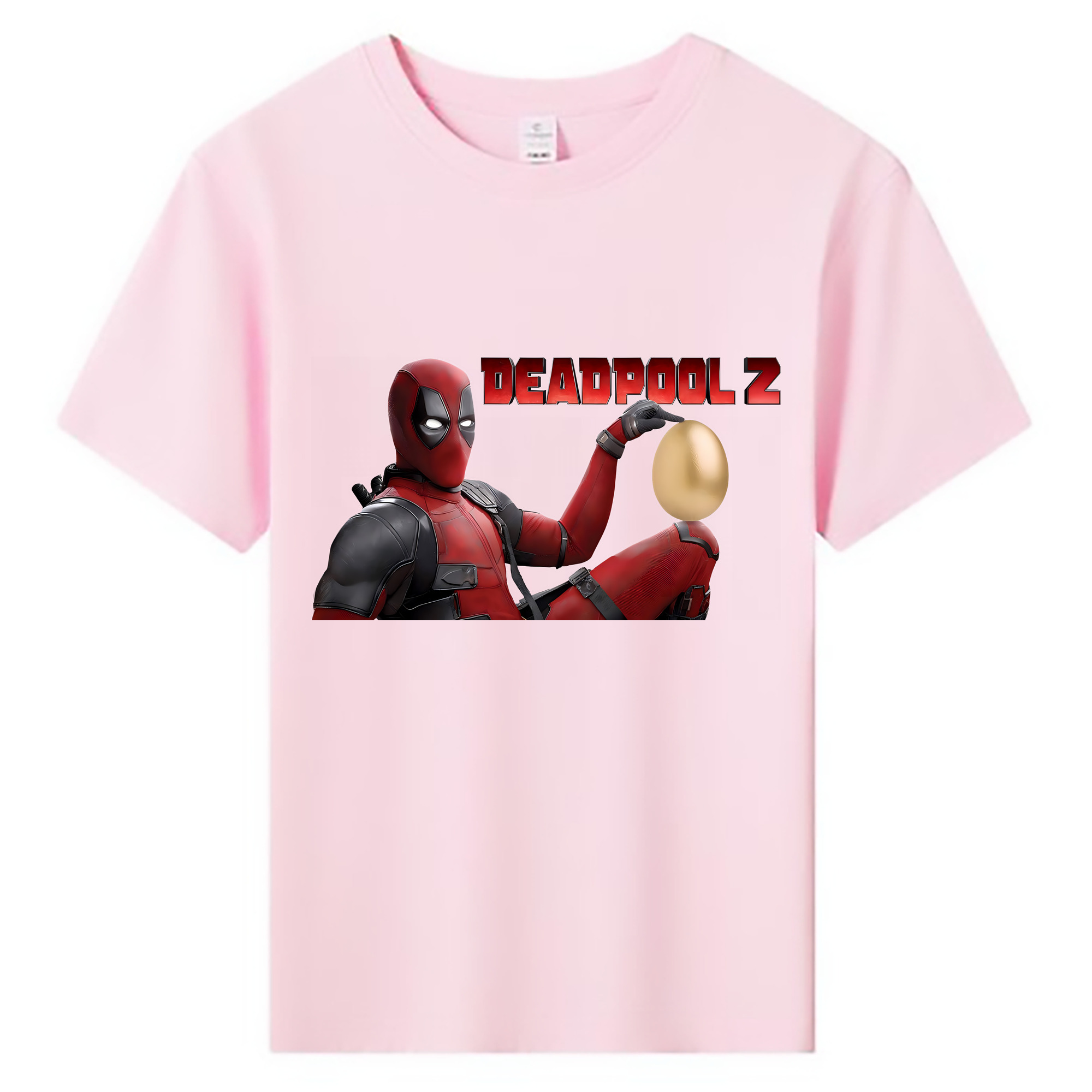 （画像用） Deadpool デッドプール 綿100％キッズTシャツ（フロントプリント）