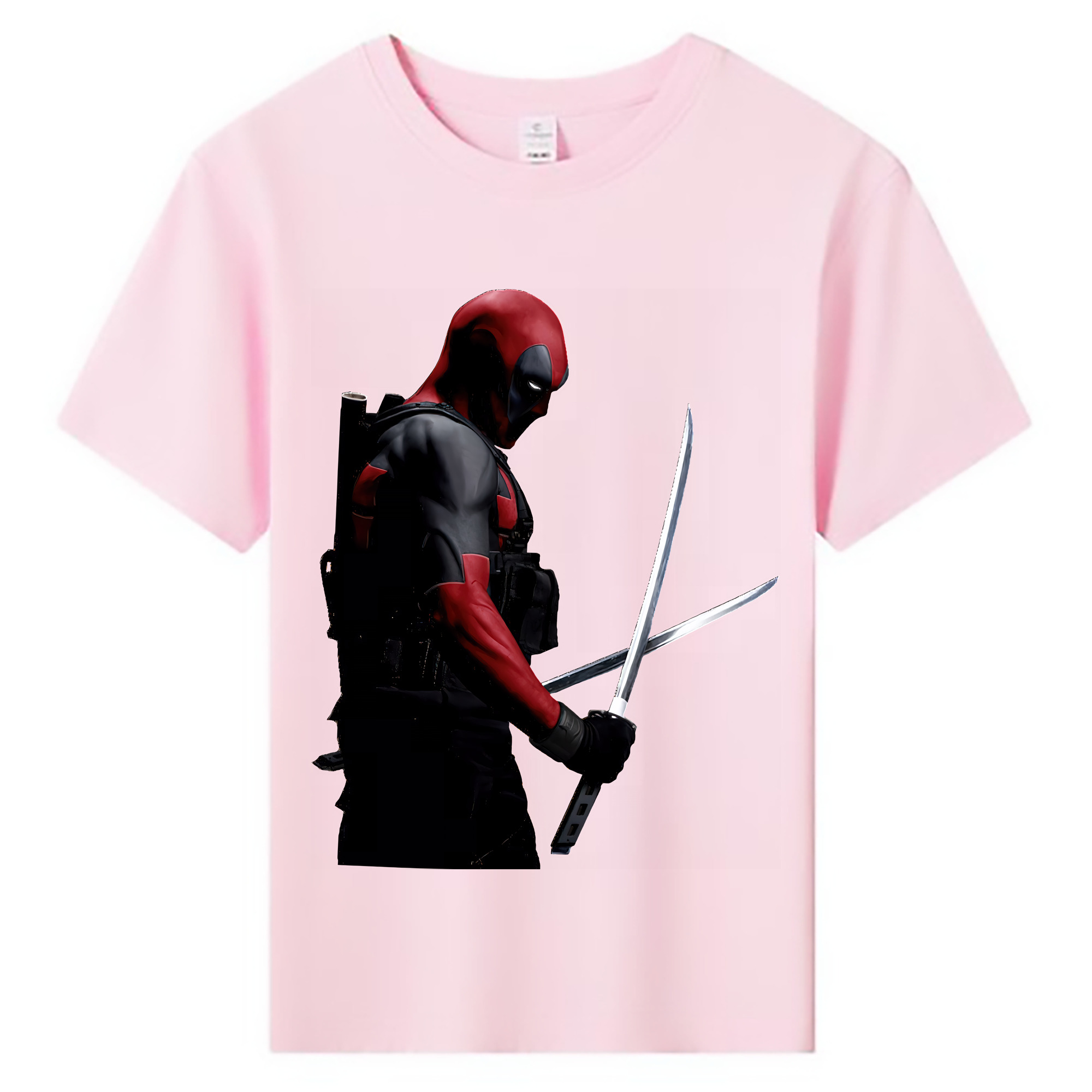 （画像用） Deadpool デッドプール 綿100％キッズTシャツ（フロントプリント）