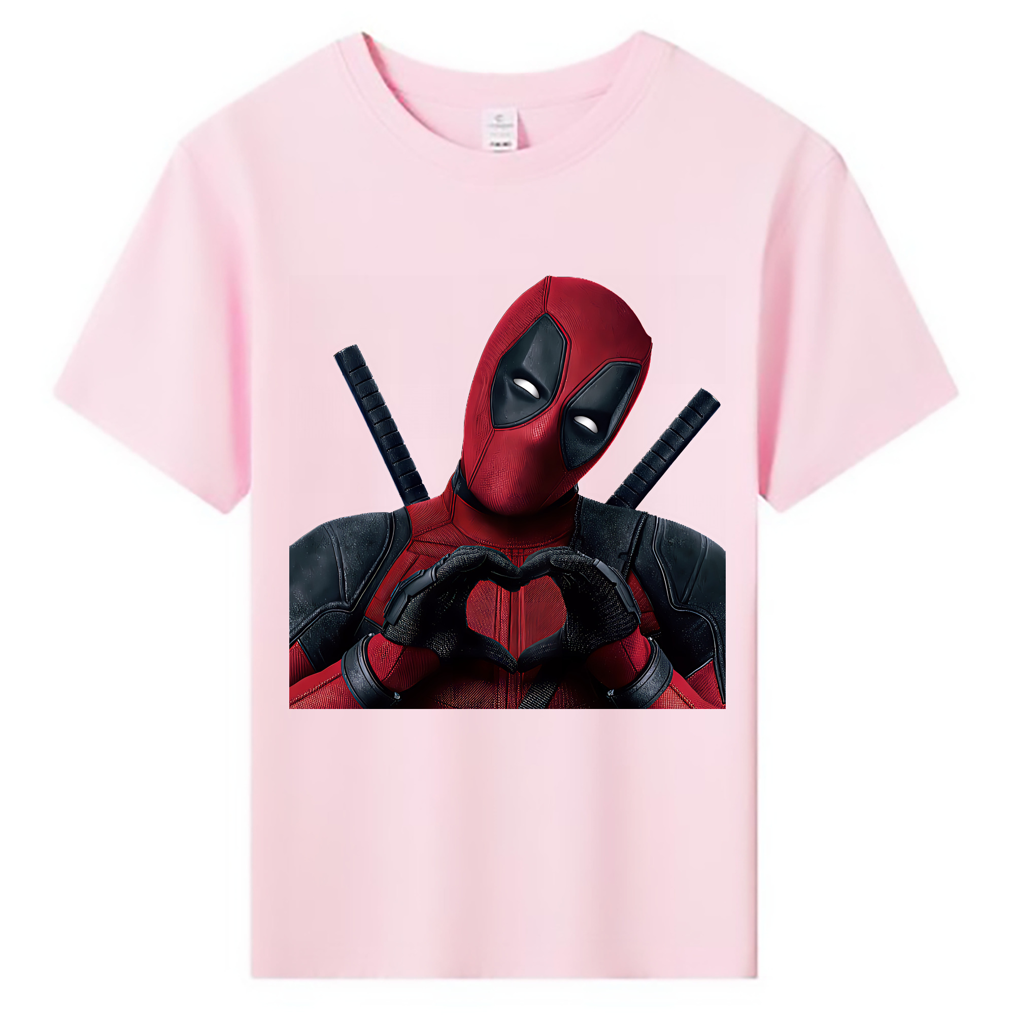 （画像用） Deadpool デッドプール 綿100％キッズTシャツ（フロントプリント）