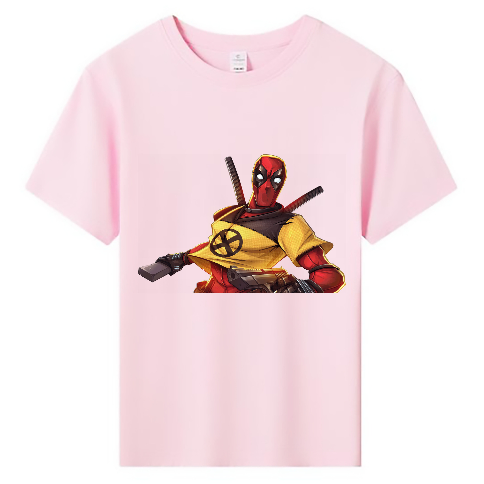 （画像用） Deadpool デッドプール 綿100％キッズTシャツ（フロントプリント）