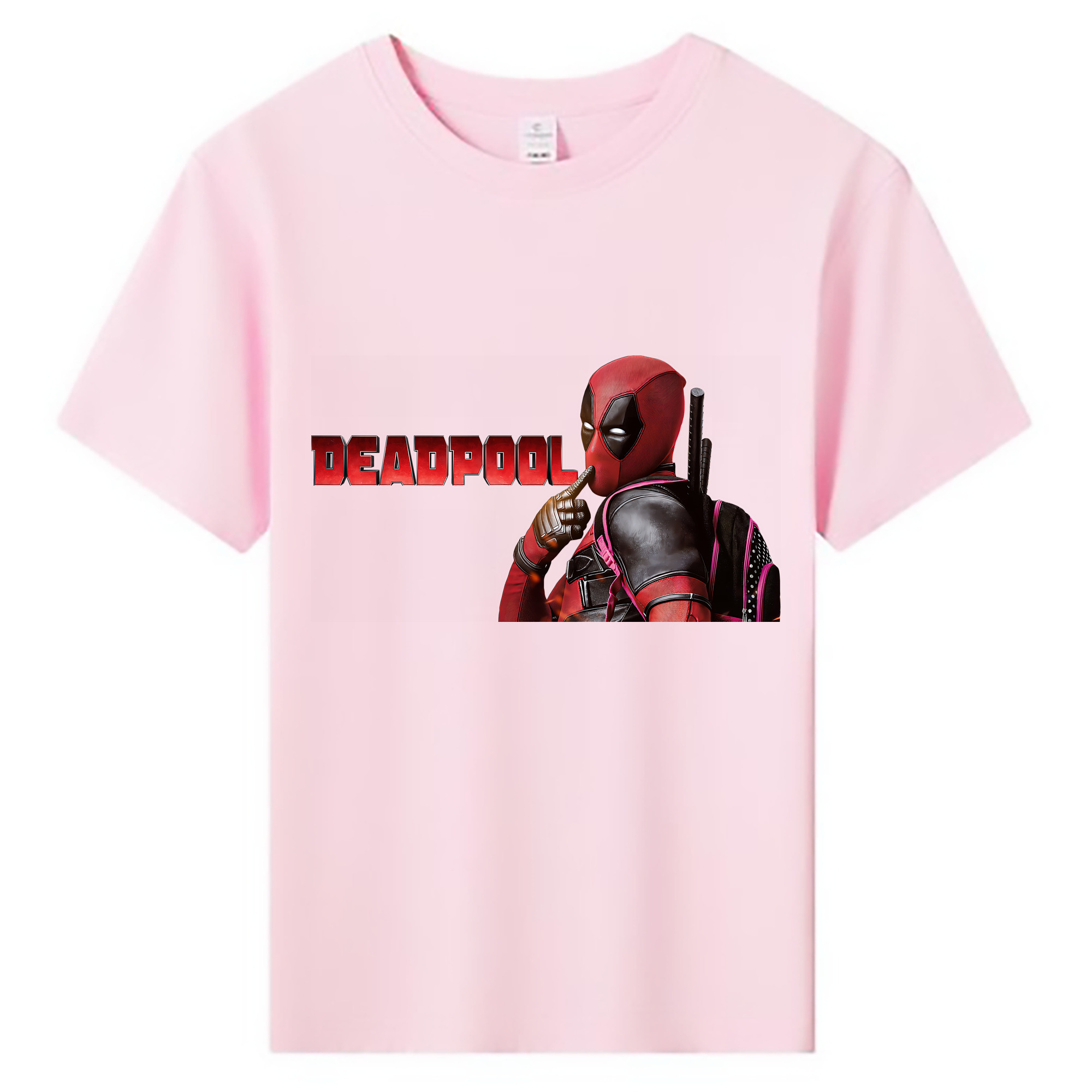 （画像用） Deadpool デッドプール 綿100％キッズTシャツ（フロントプリント）