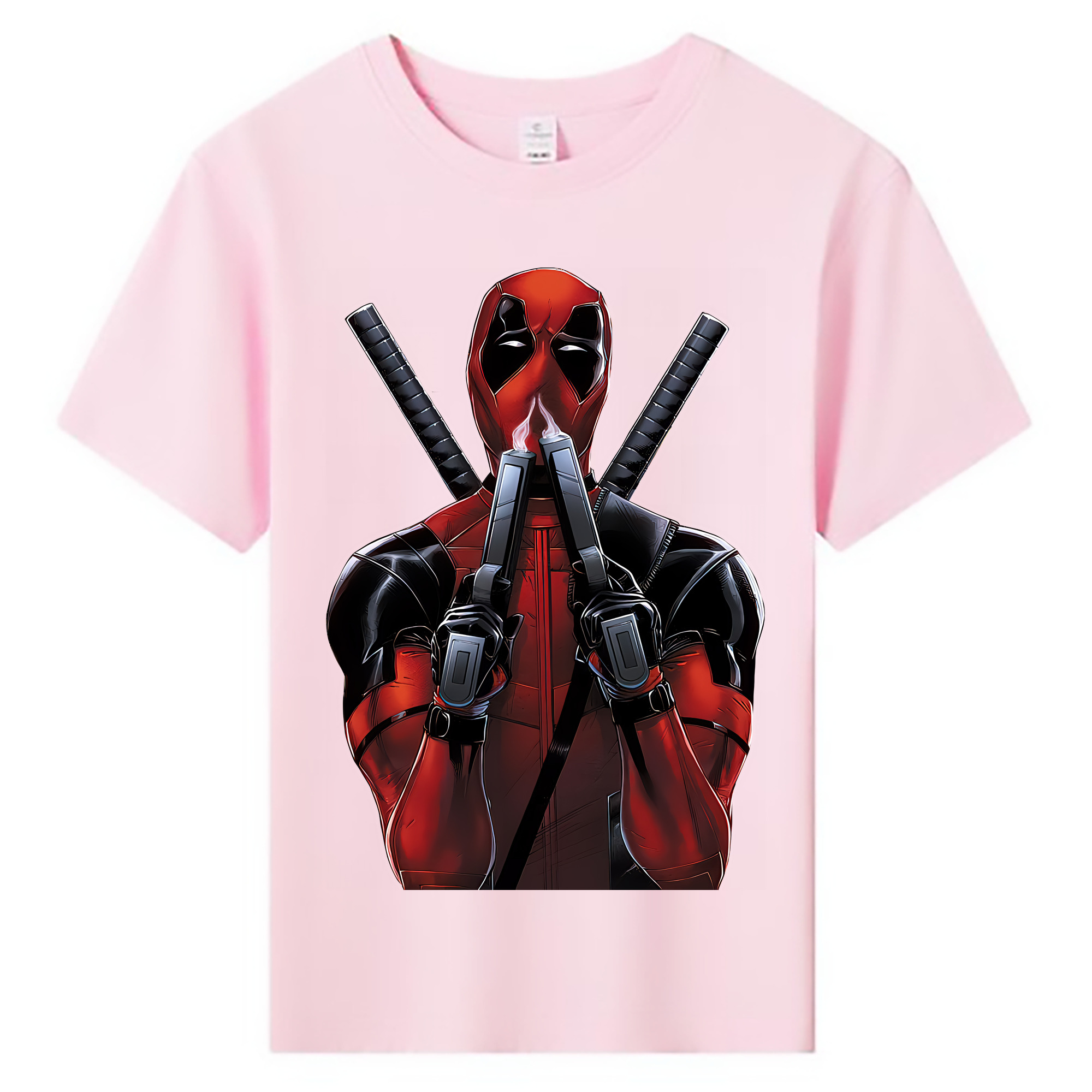 （画像用） Deadpool デッドプール 綿100％キッズTシャツ（フロントプリント）