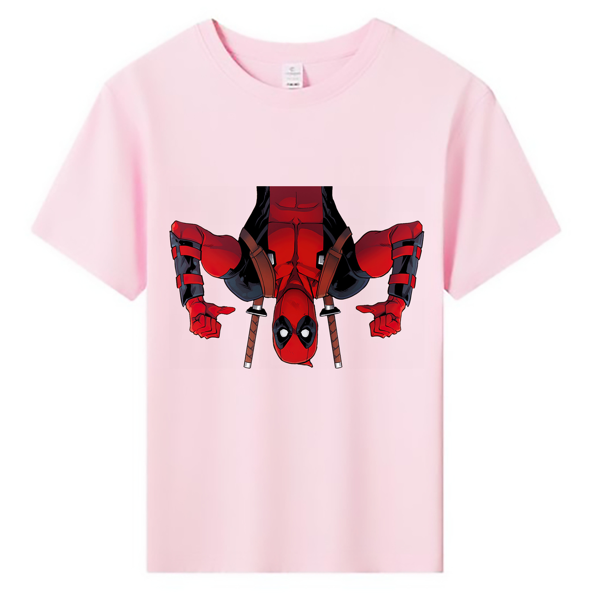（画像用） Deadpool デッドプール 綿100％キッズTシャツ（フロントプリント）