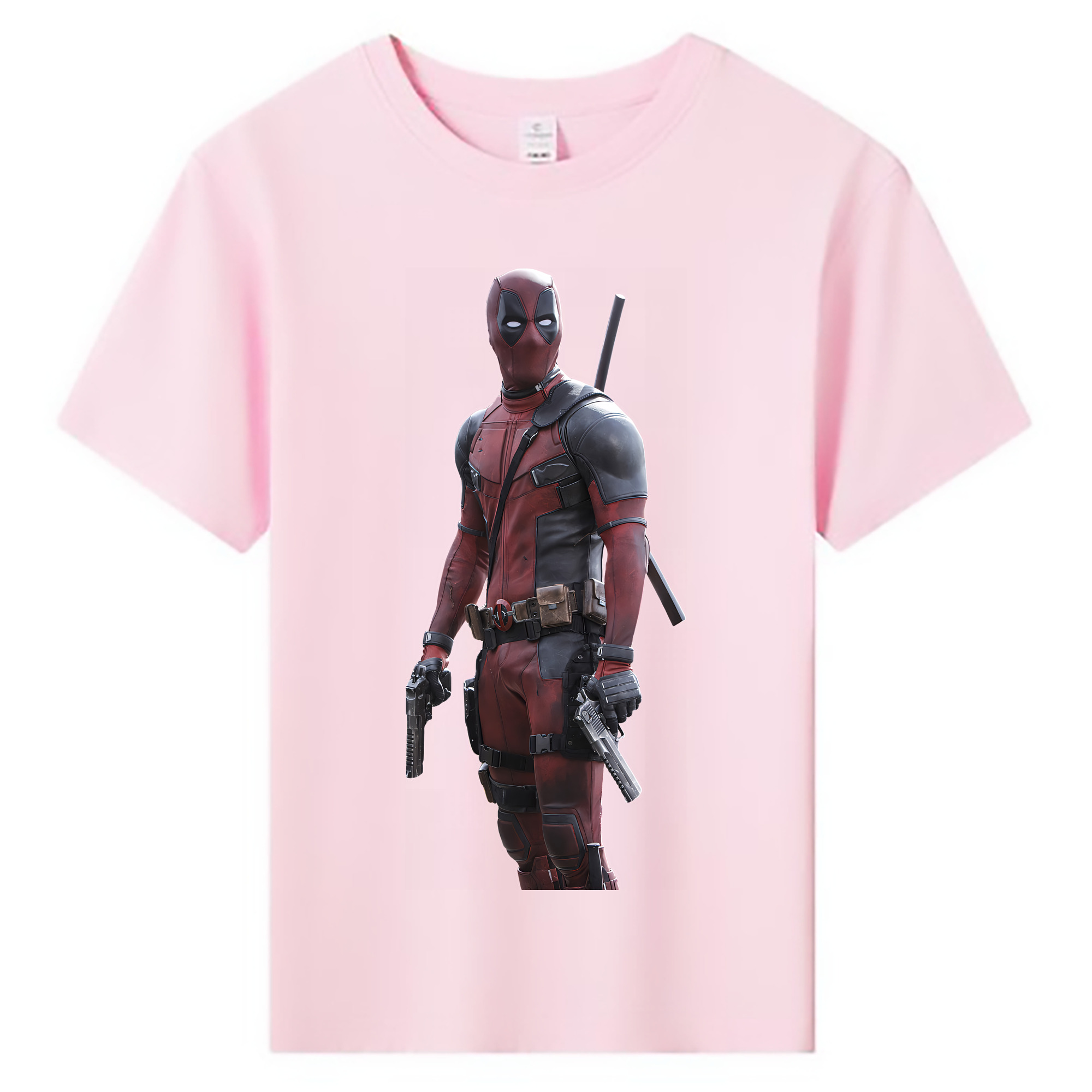 （画像用） Deadpool デッドプール 綿100％キッズTシャツ（フロントプリント）