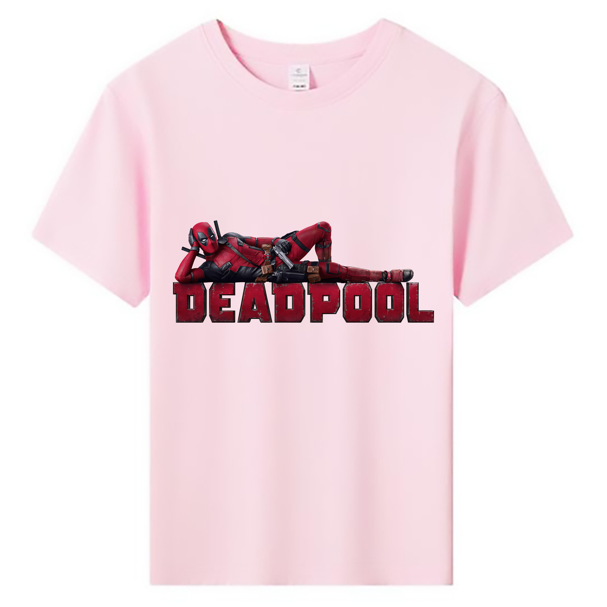 （画像用） Deadpool デッドプール 綿100％キッズTシャツ（フロントプリント）