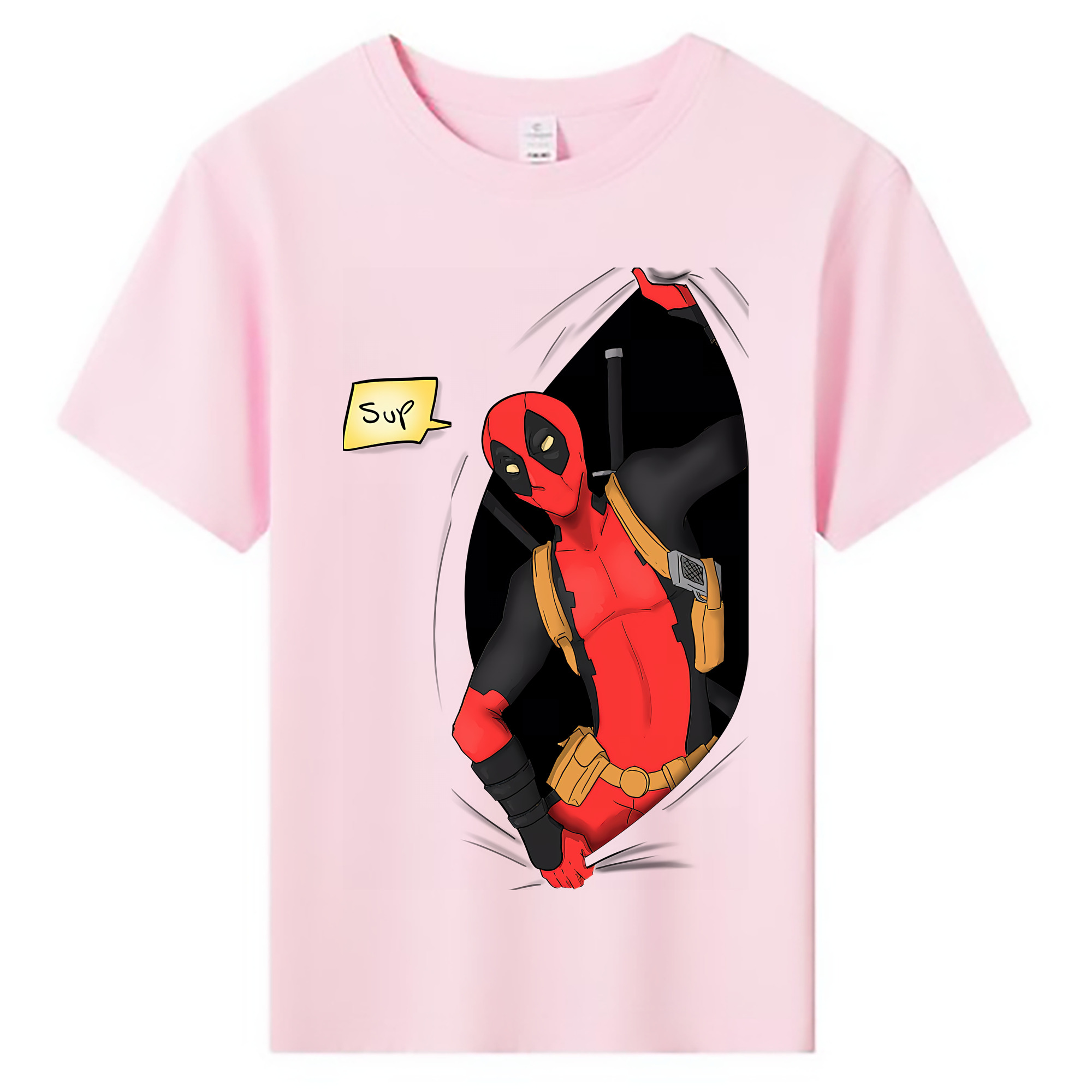 （画像用） Deadpool デッドプール 綿100％キッズTシャツ（フロントプリント）