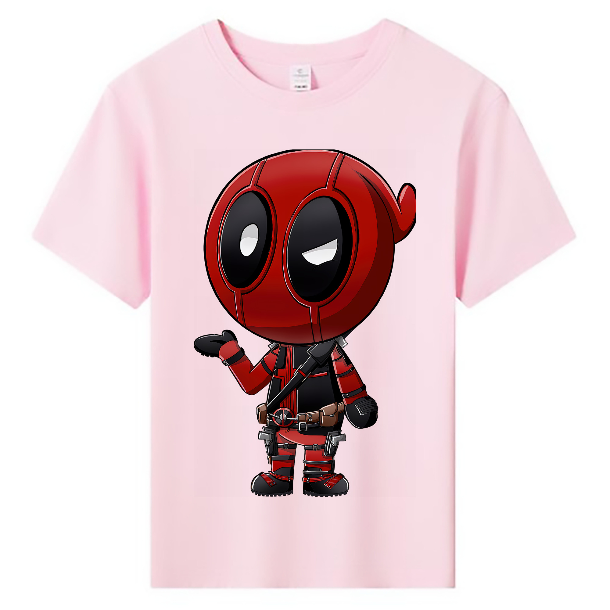 （画像用） Deadpool デッドプール 綿100％キッズTシャツ（フロントプリント）