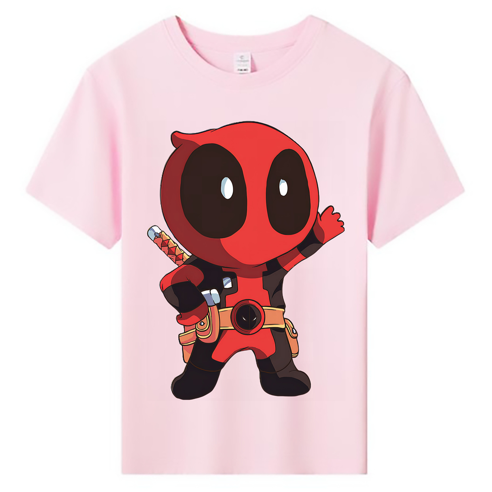 （画像用） Deadpool デッドプール 綿100％キッズTシャツ（フロントプリント）