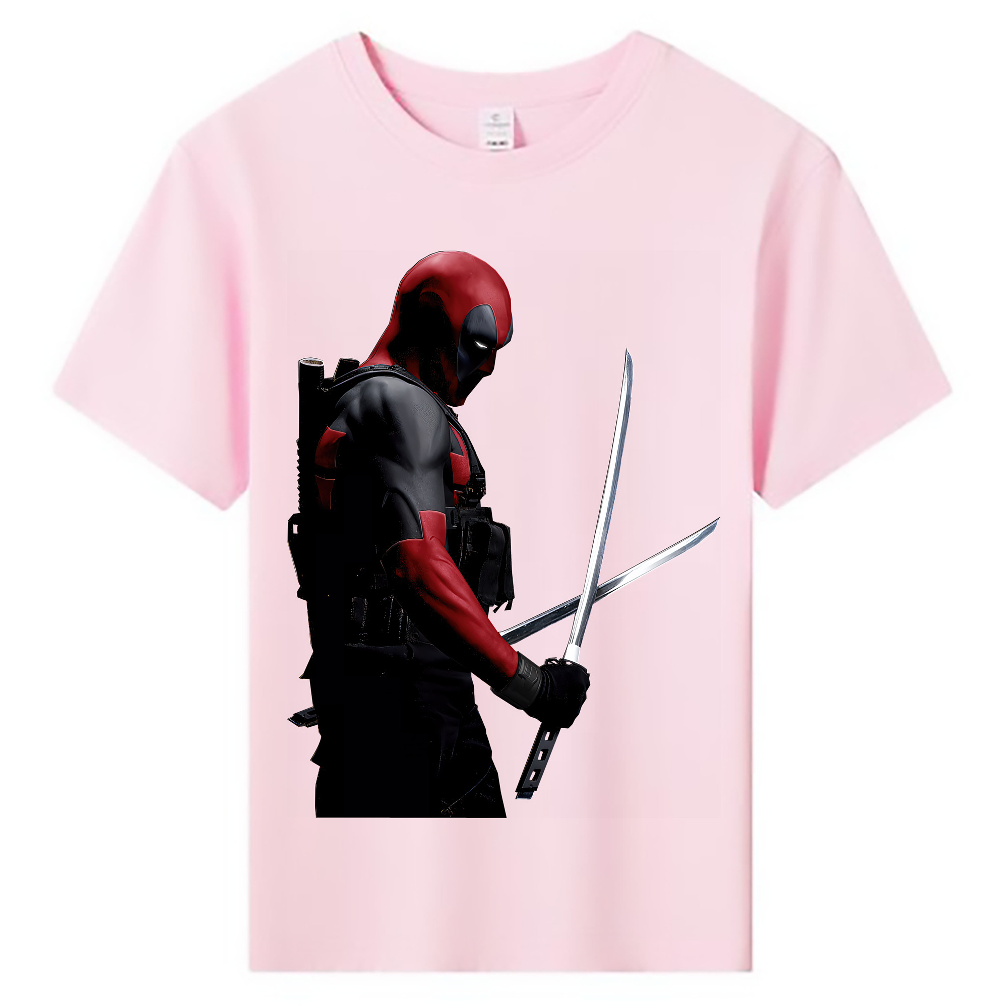 （画像用） Deadpool デッドプール 綿100％キッズTシャツ（フロントプリント）