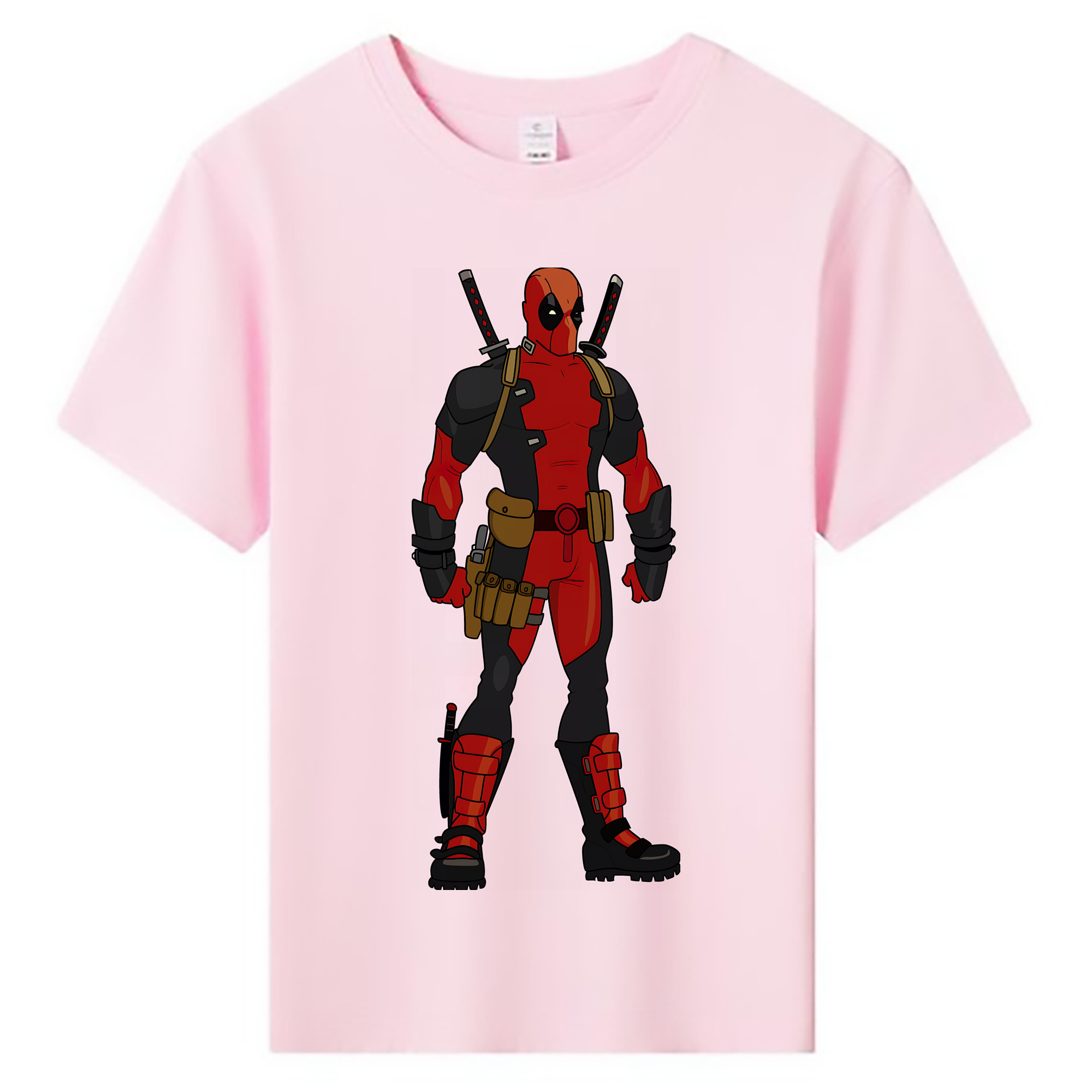 （画像用） Deadpool デッドプール 綿100％キッズTシャツ（フロントプリント）