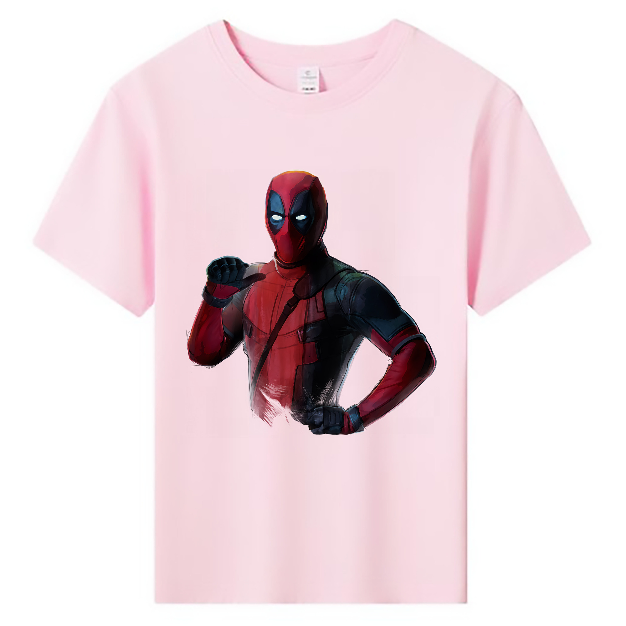 （画像用） Deadpool デッドプール 綿100％キッズTシャツ（フロントプリント）
