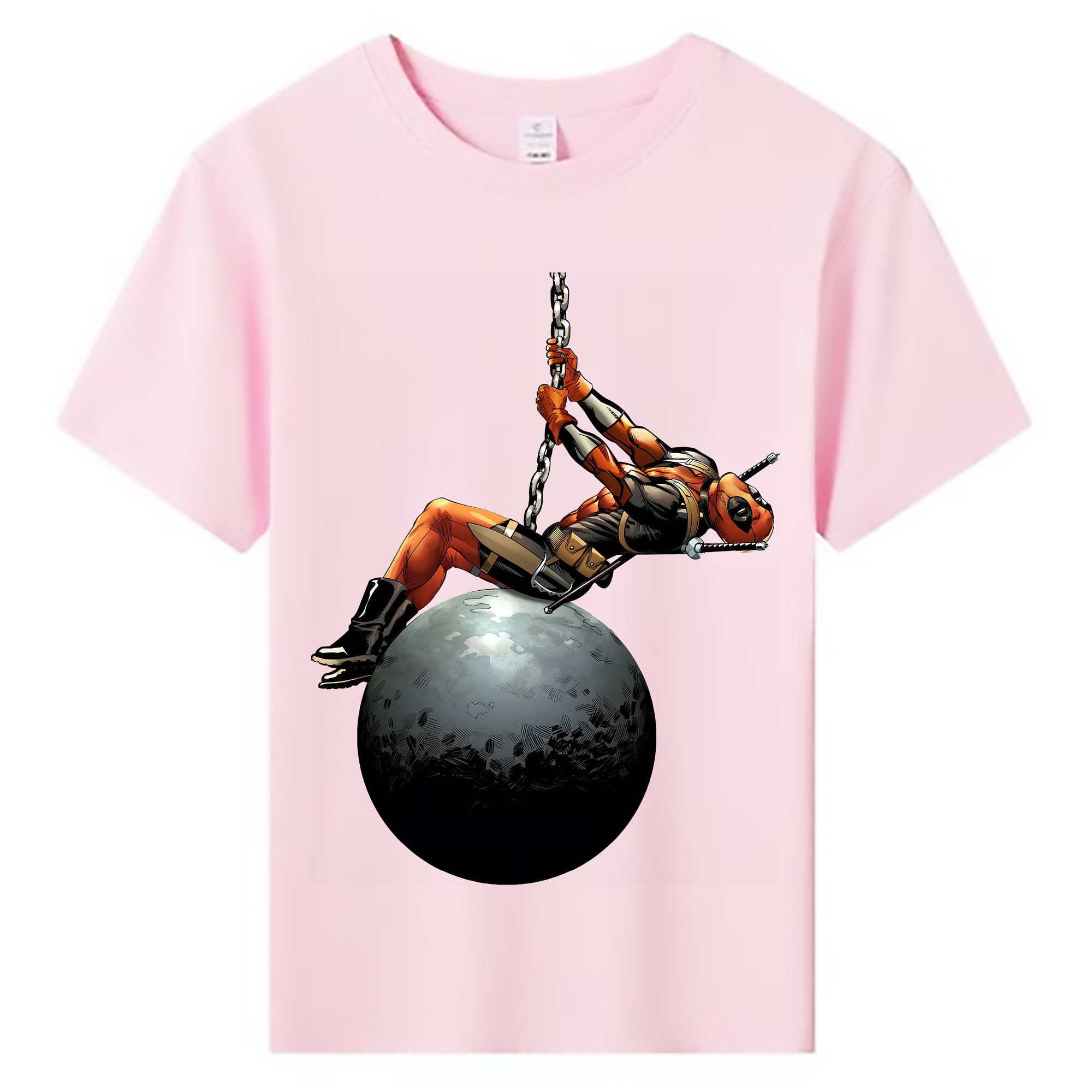 （画像用） Deadpool デッドプール 綿100％キッズTシャツ（フロントプリント）