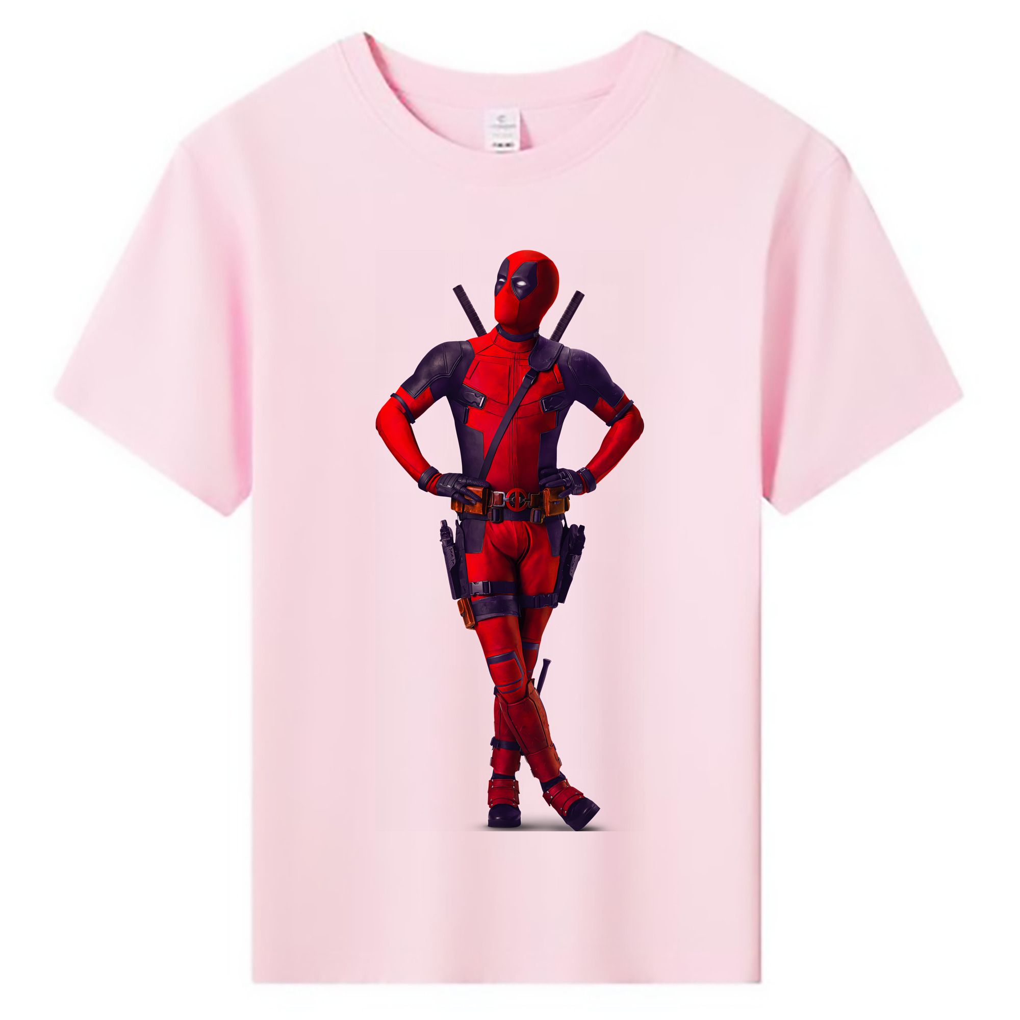 （画像用） Deadpool デッドプール 綿100％キッズTシャツ（フロントプリント）