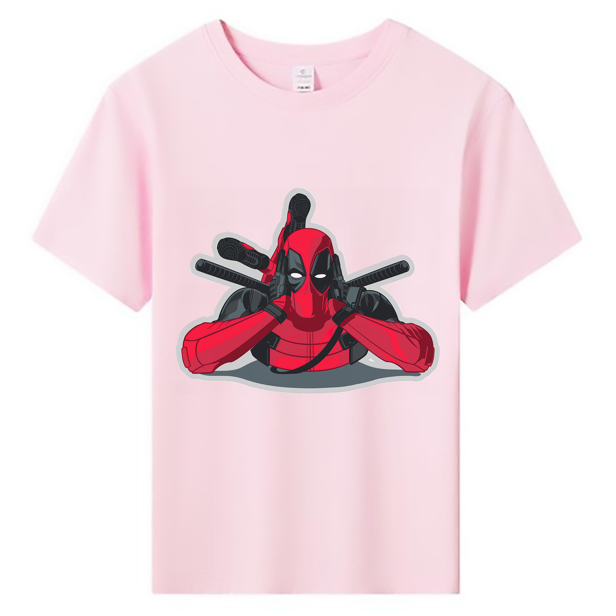 （画像用） Deadpool デッドプール 綿100％キッズTシャツ（フロントプリント）