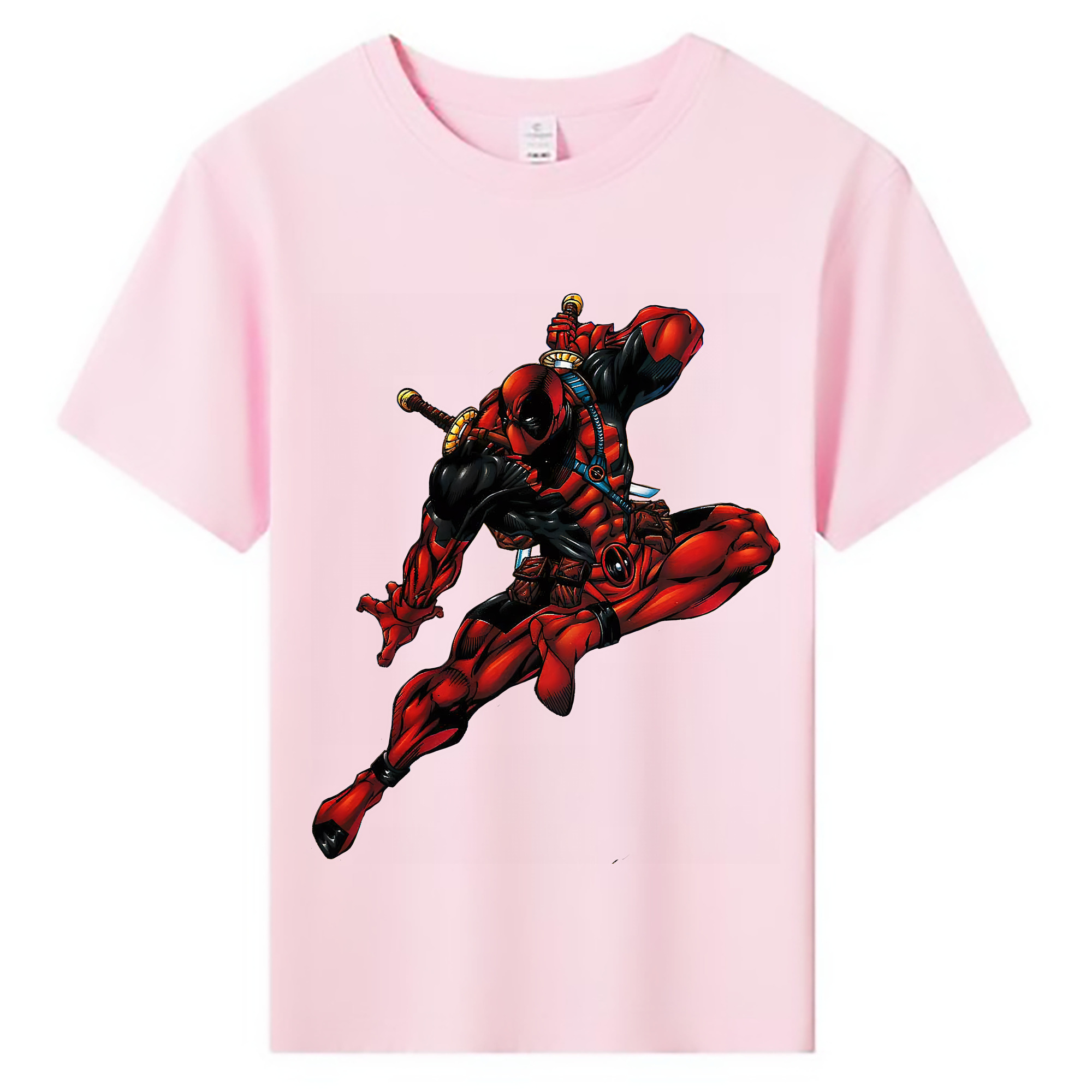 （画像用） Deadpool デッドプール 綿100％キッズTシャツ（フロントプリント）