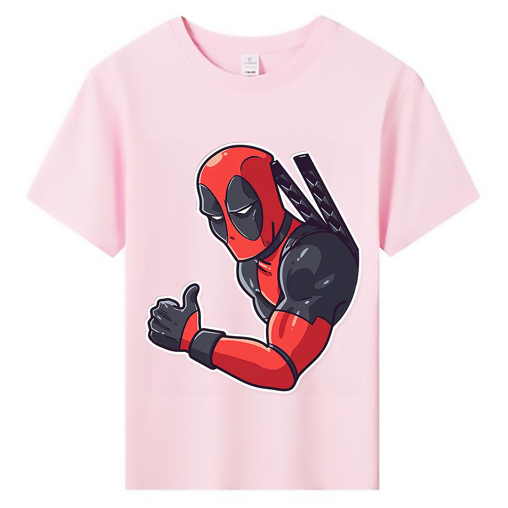 （画像用） Deadpool デッドプール 綿100％キッズTシャツ（フロントプリント）