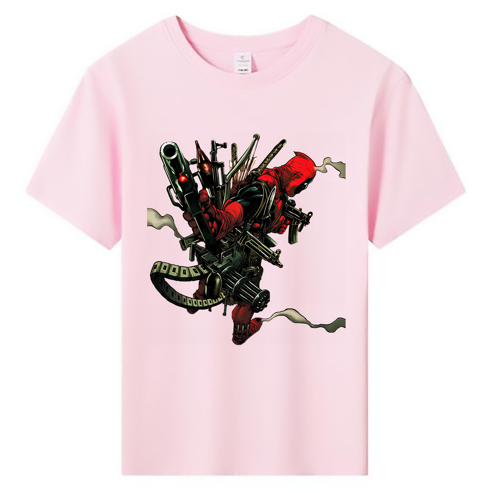 （画像用） Deadpool デッドプール 綿100％キッズTシャツ（フロントプリント）