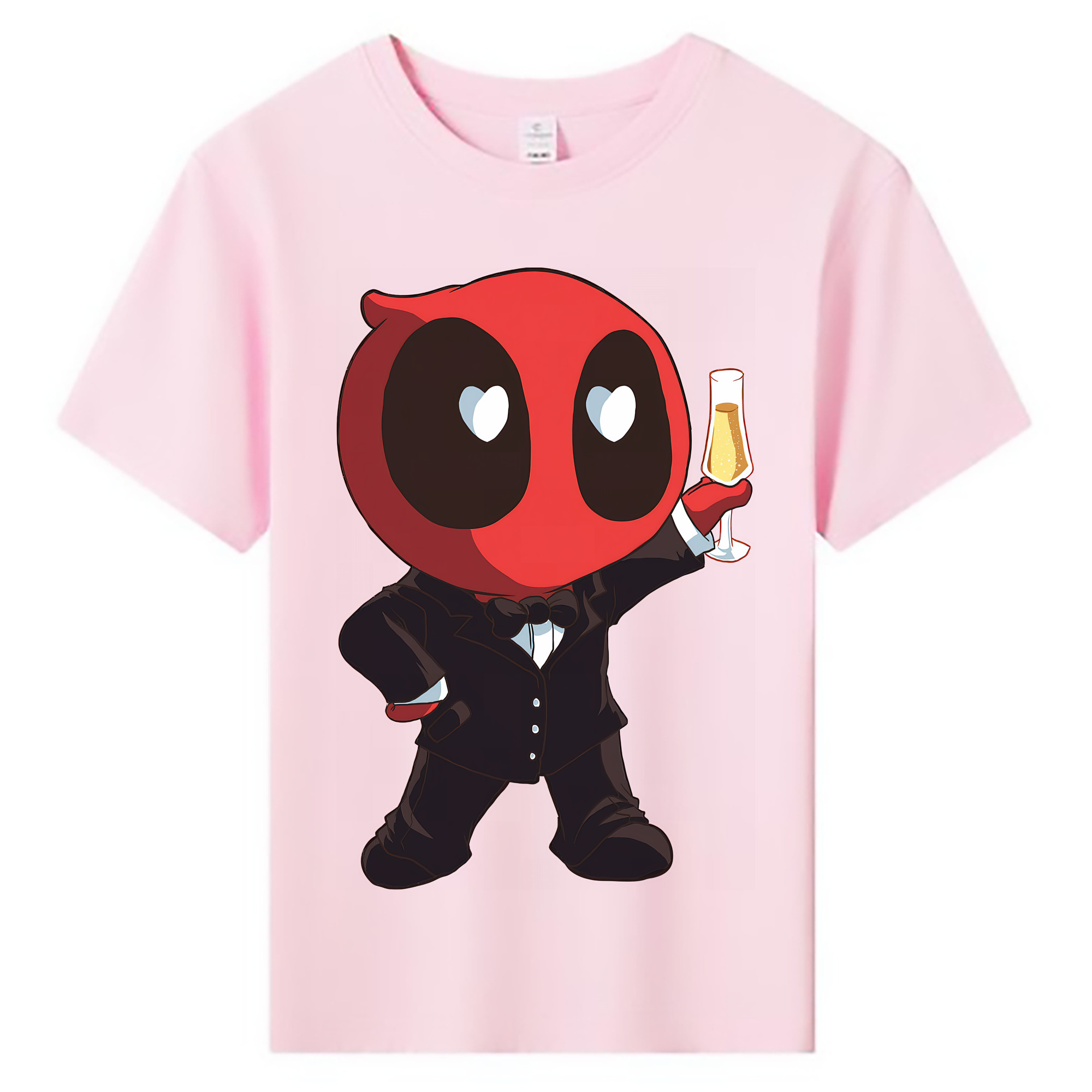 （画像用） Deadpool デッドプール 綿100％キッズTシャツ（フロントプリント）