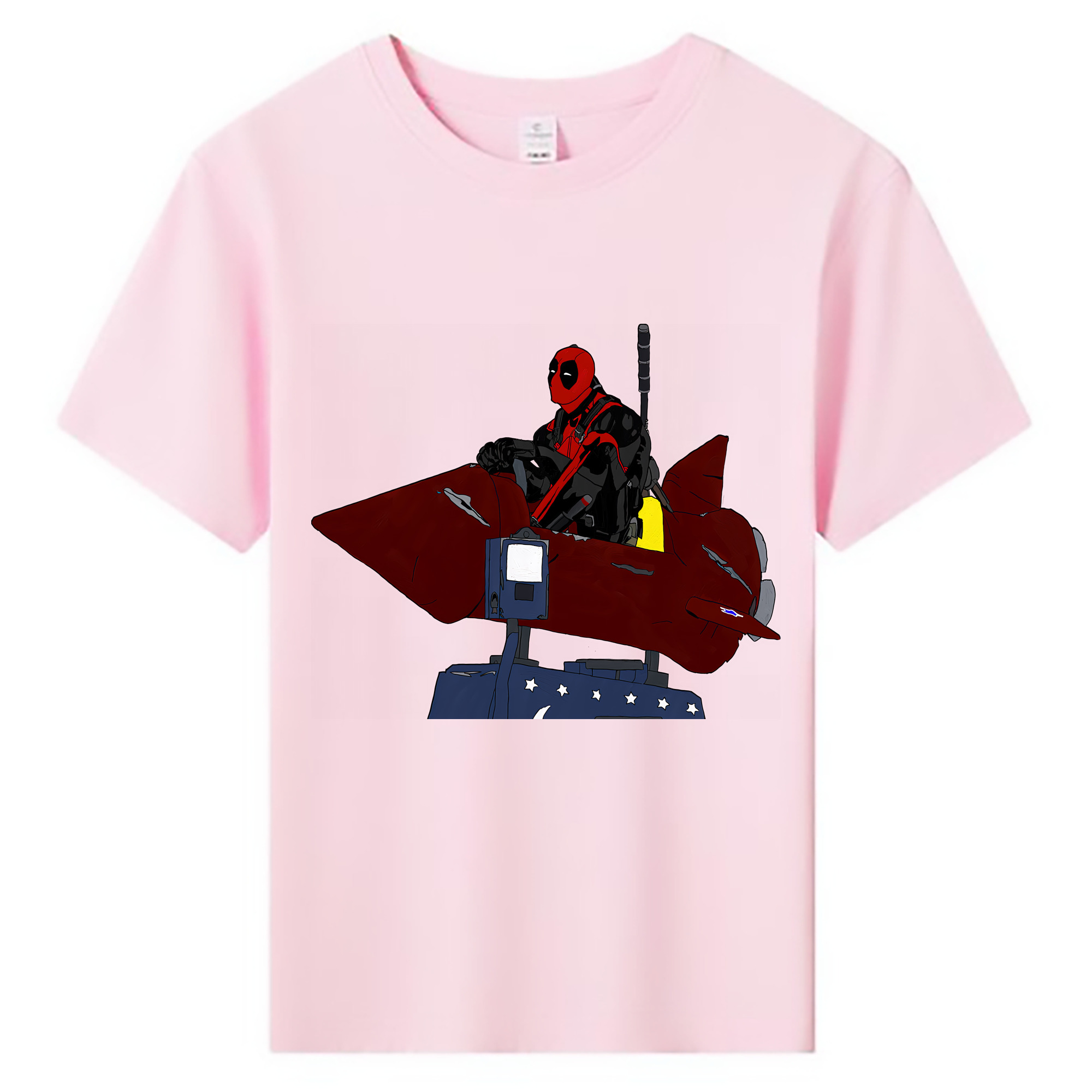 （画像用） Deadpool デッドプール 綿100％キッズTシャツ（フロントプリント）