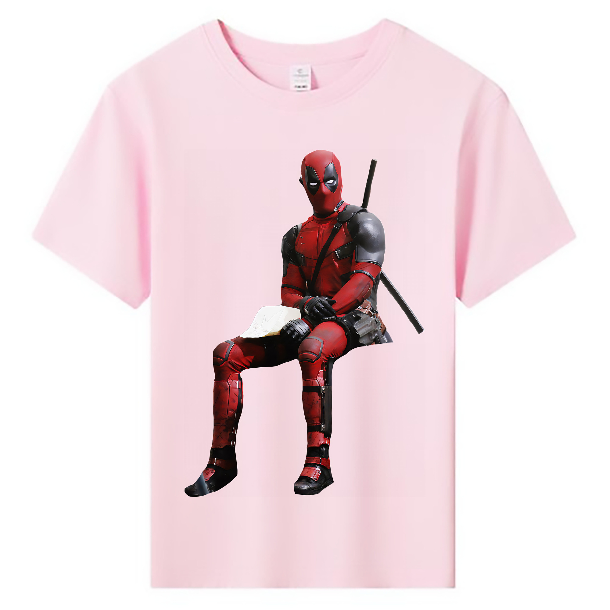 （画像用） Deadpool デッドプール 綿100％キッズTシャツ（フロントプリント）