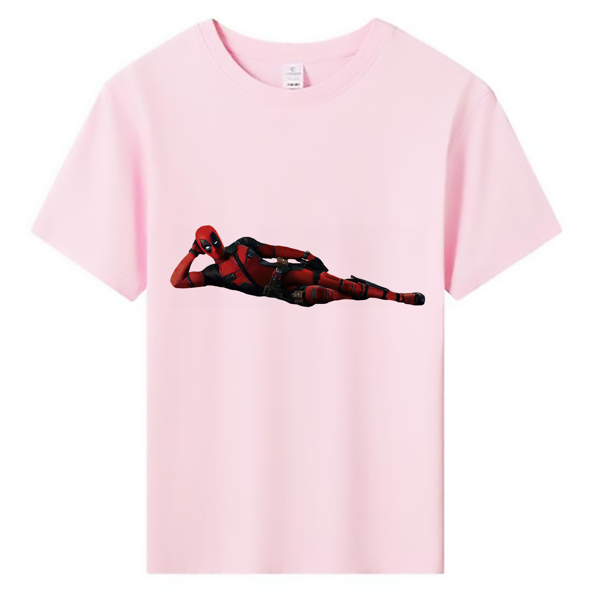 （画像用） Deadpool デッドプール 綿100％キッズTシャツ（フロントプリント）
