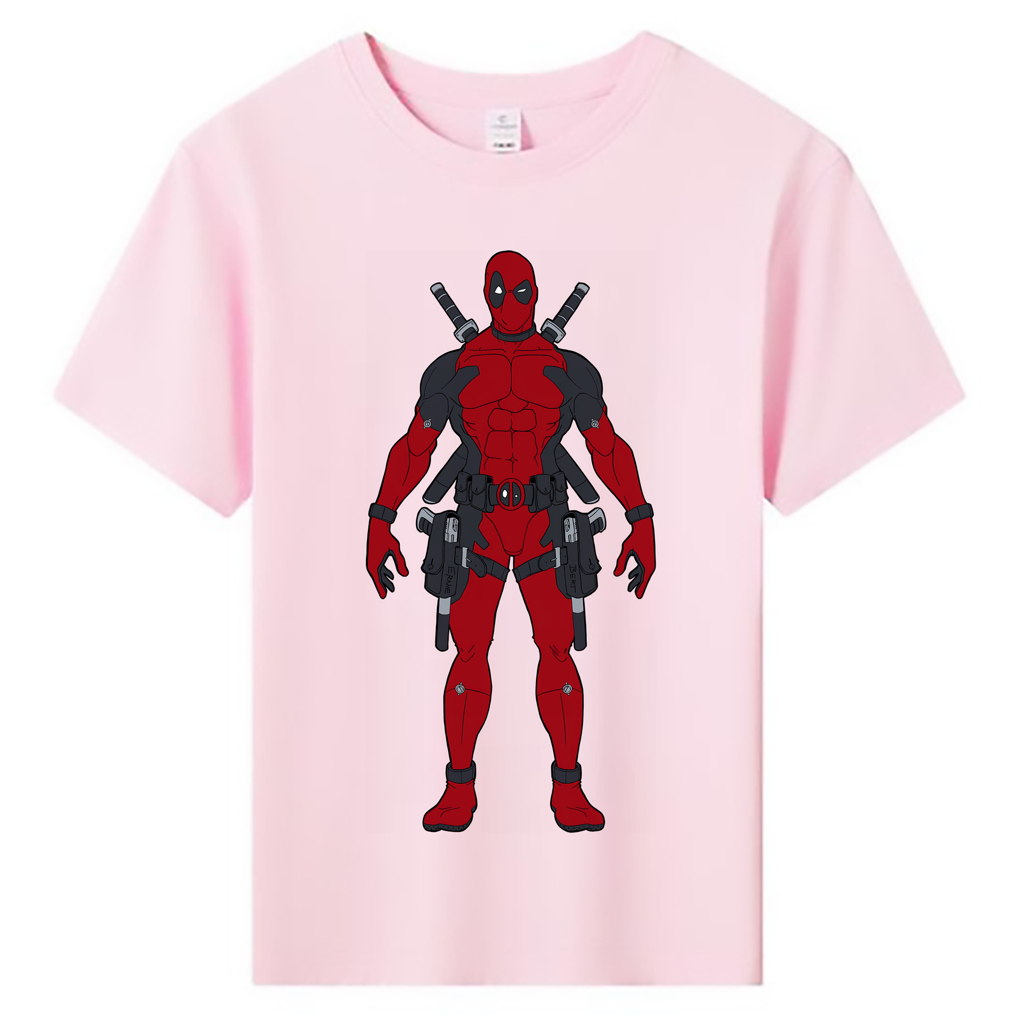 （画像用） Deadpool デッドプール 綿100％キッズTシャツ（フロントプリント）