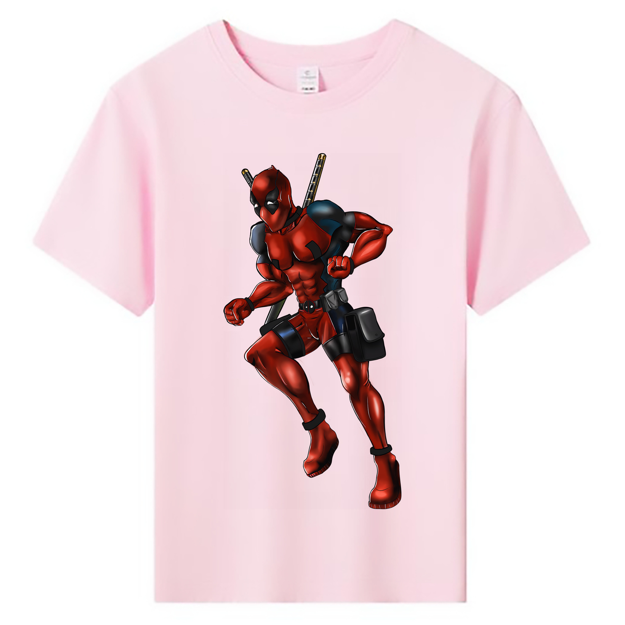 （画像用） Deadpool デッドプール 綿100％キッズTシャツ（フロントプリント）