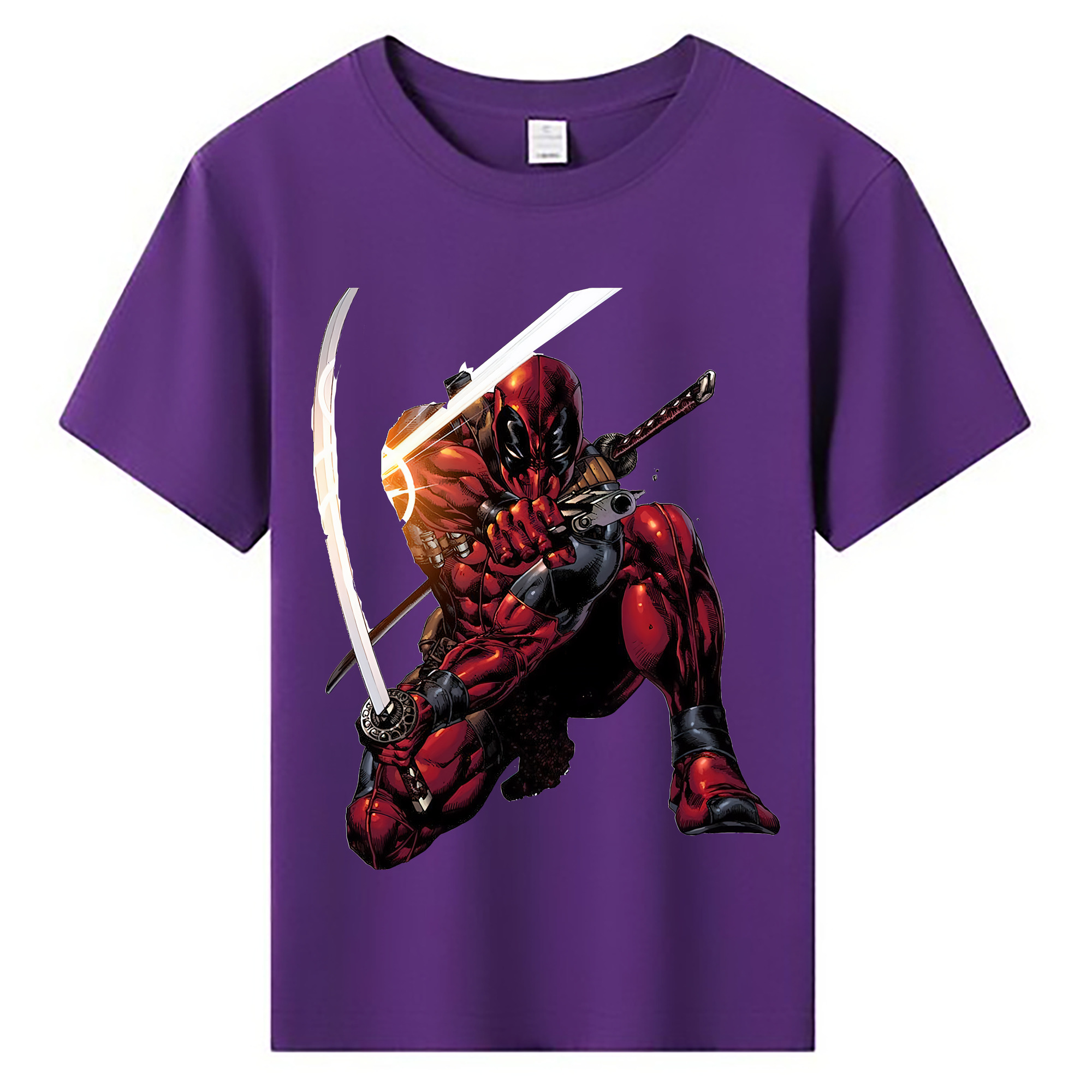 （画像用） Deadpool デッドプール 綿100％キッズTシャツ（フロントプリント）