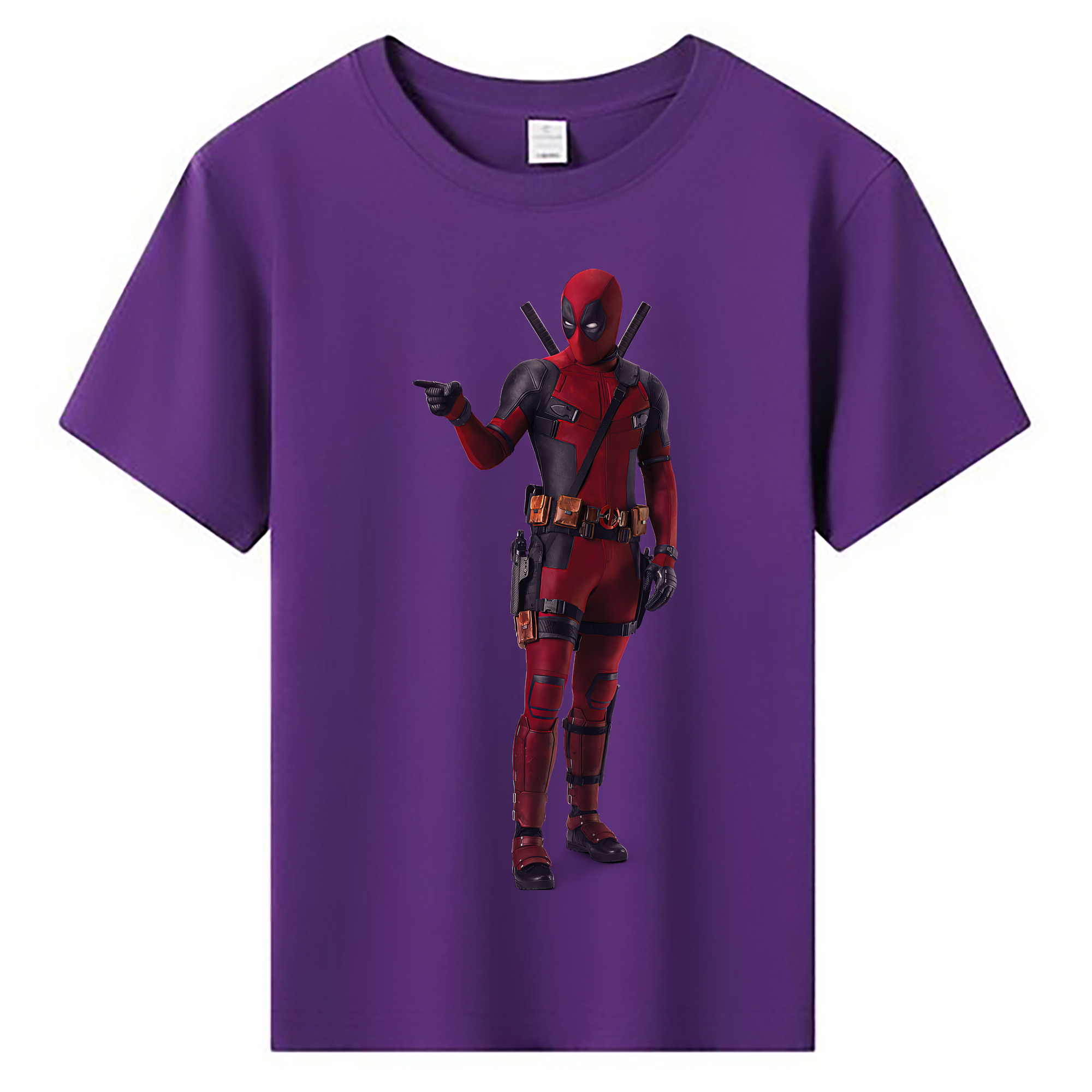 （画像用） Deadpool デッドプール 綿100％キッズTシャツ（フロントプリント）