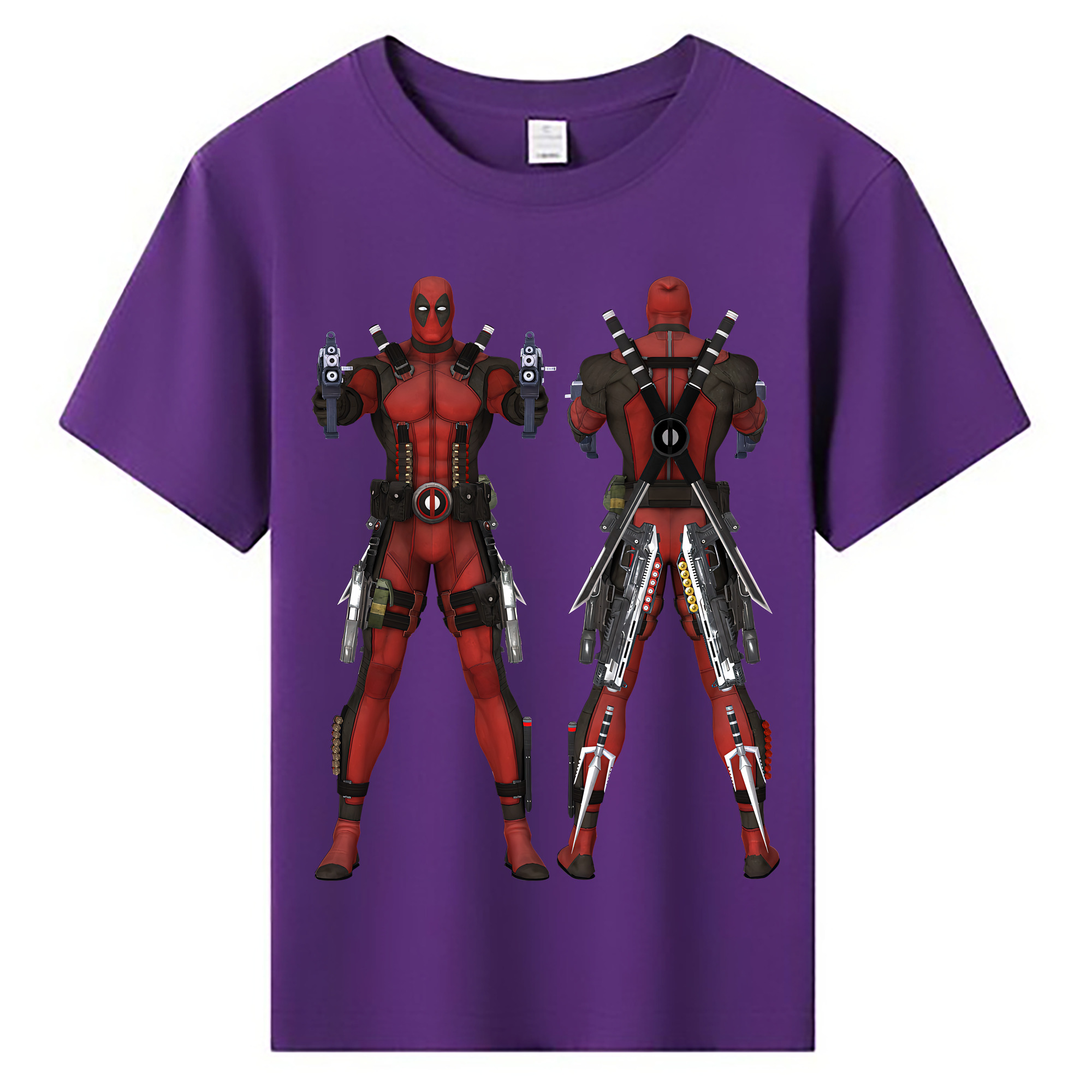 （画像用） Deadpool デッドプール 綿100％キッズTシャツ（フロントプリント）