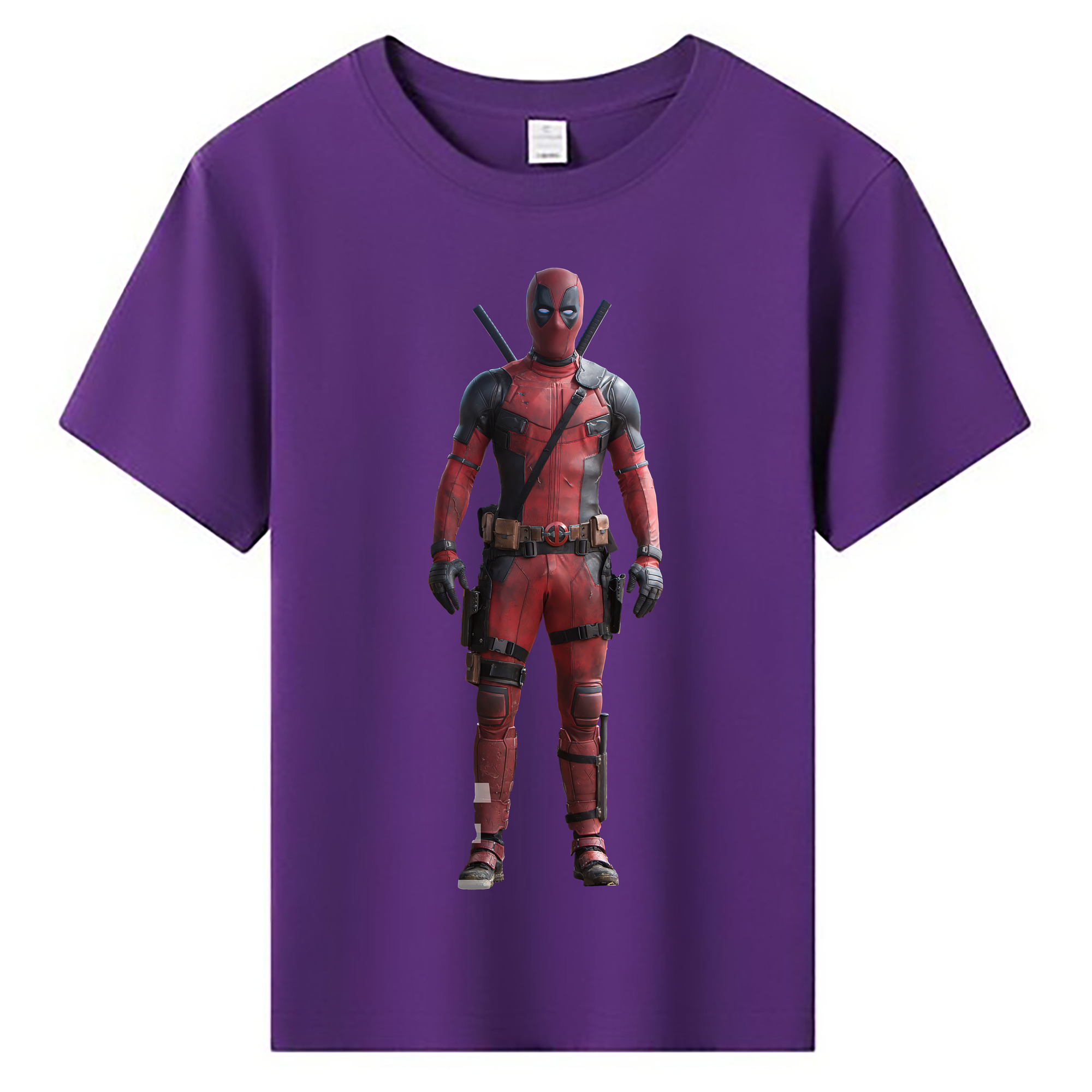 （画像用） Deadpool デッドプール 綿100％キッズTシャツ（フロントプリント）
