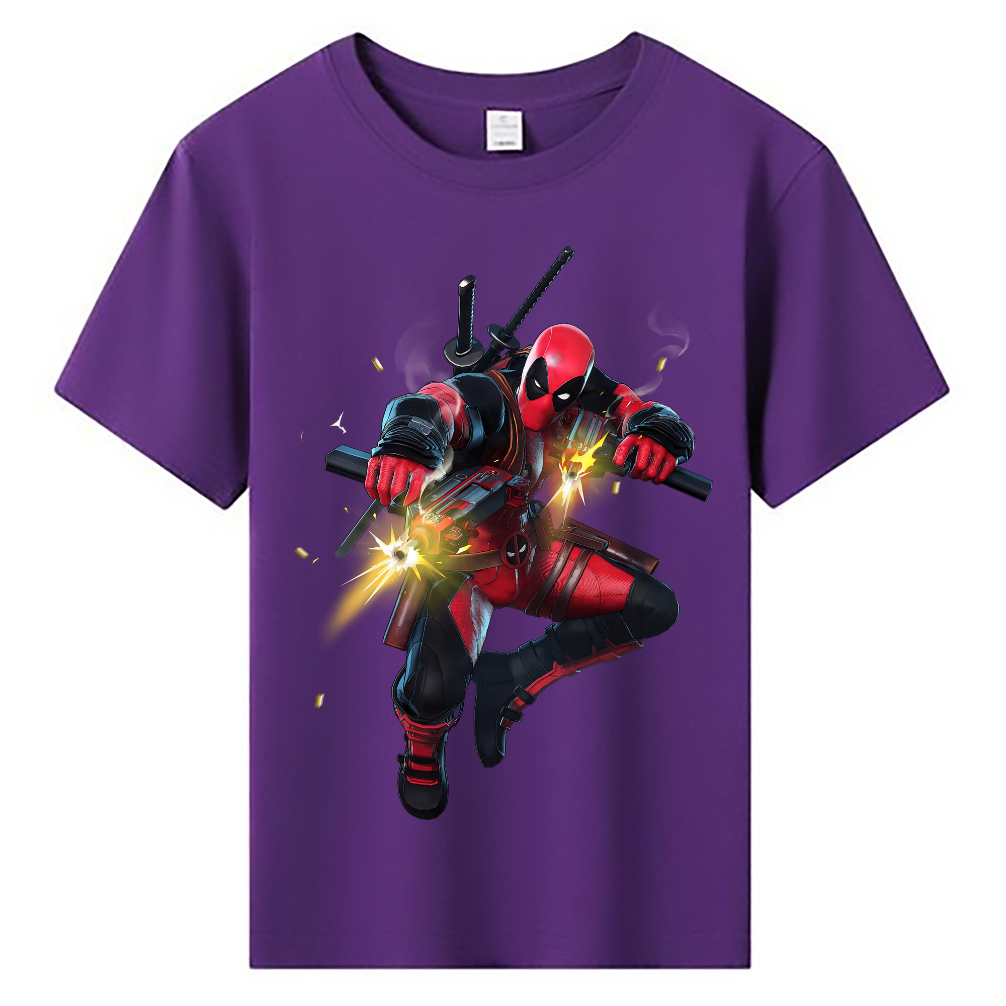 （画像用） Deadpool デッドプール 綿100％キッズTシャツ（フロントプリント）