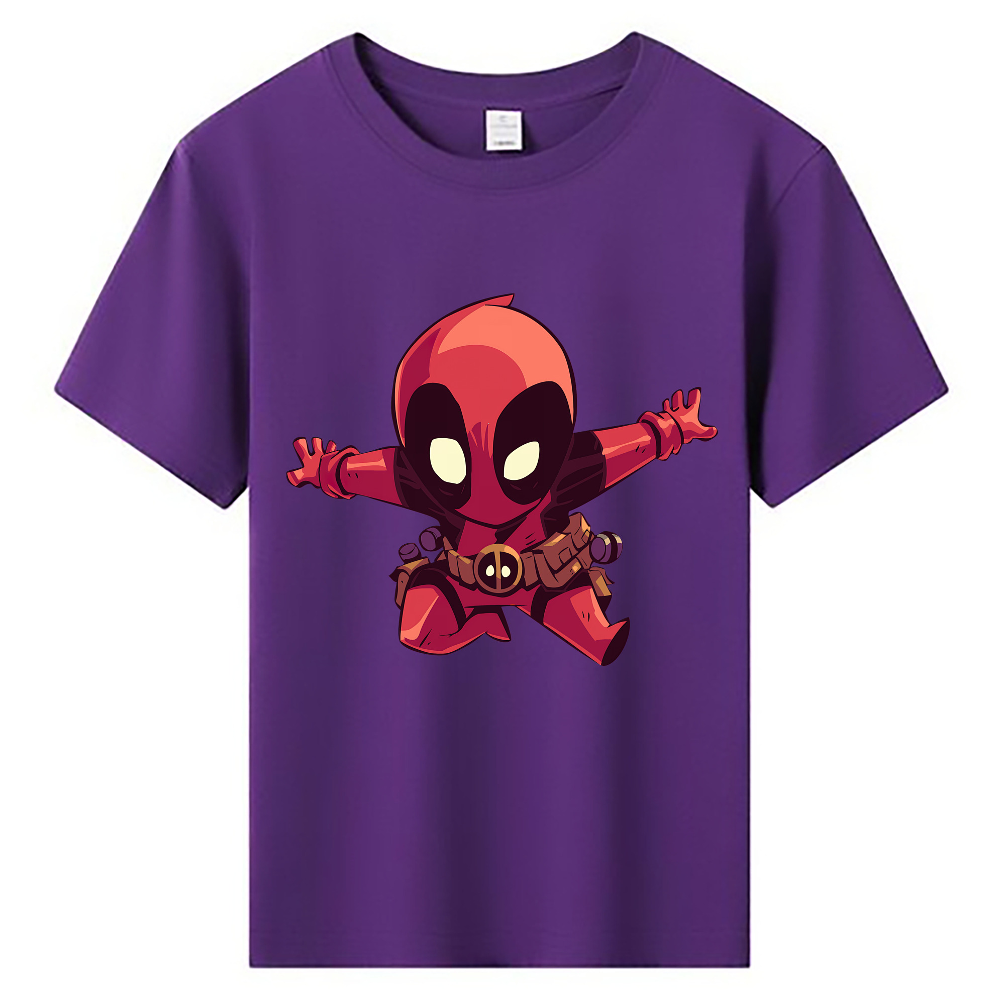 （画像用） Deadpool デッドプール 綿100％キッズTシャツ（フロントプリント）