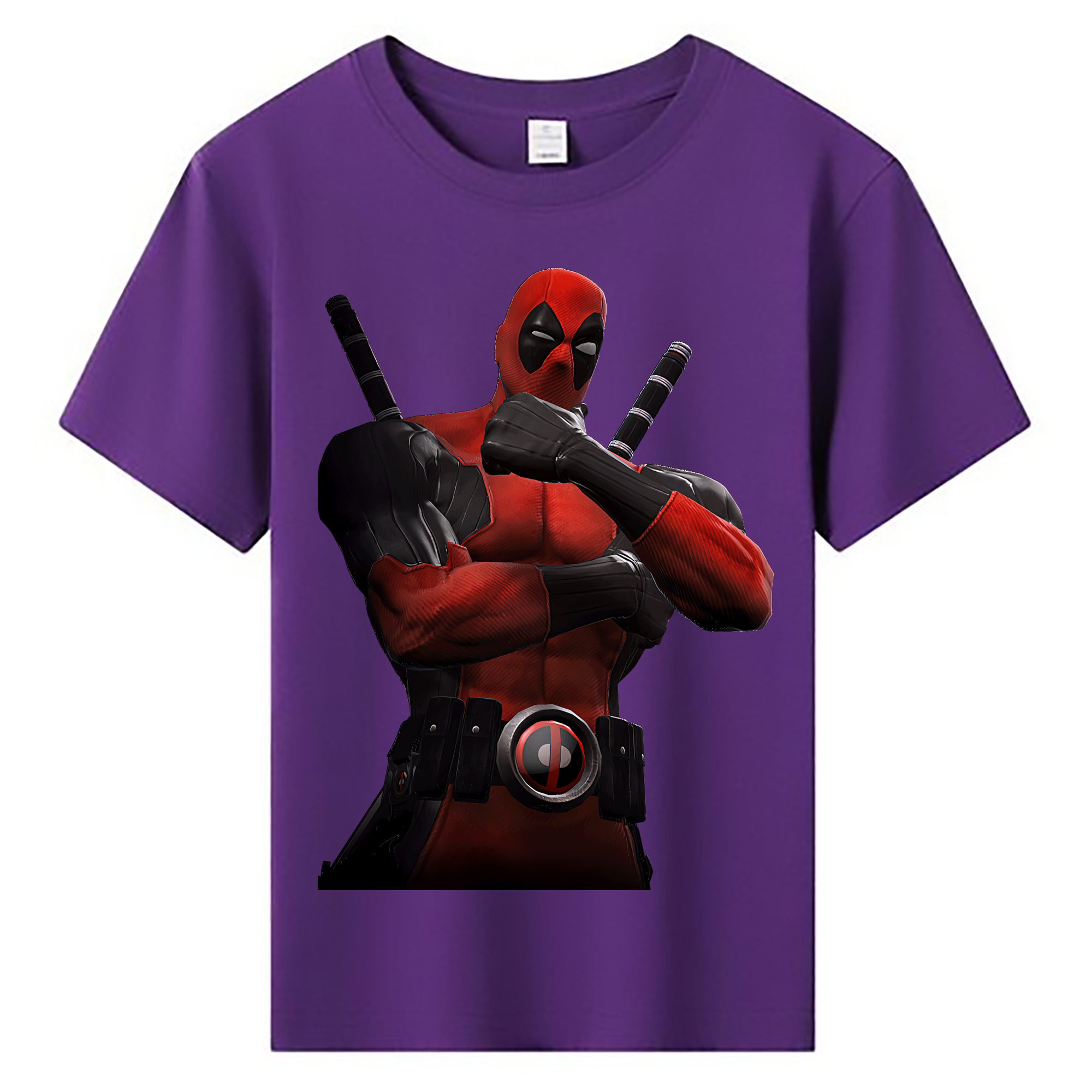 （画像用） Deadpool デッドプール 綿100％キッズTシャツ（フロントプリント）