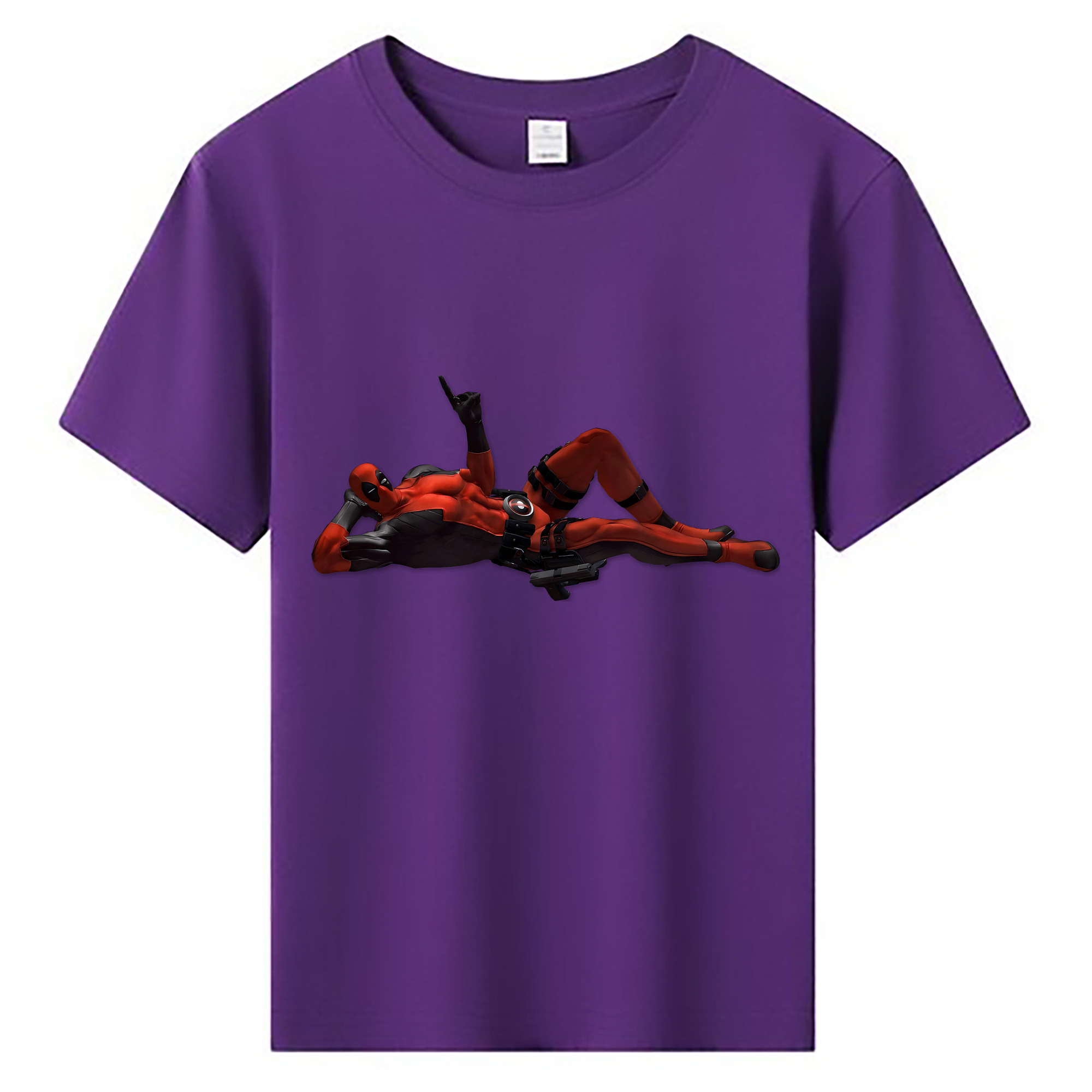 （画像用） Deadpool デッドプール 綿100％キッズTシャツ（フロントプリント）