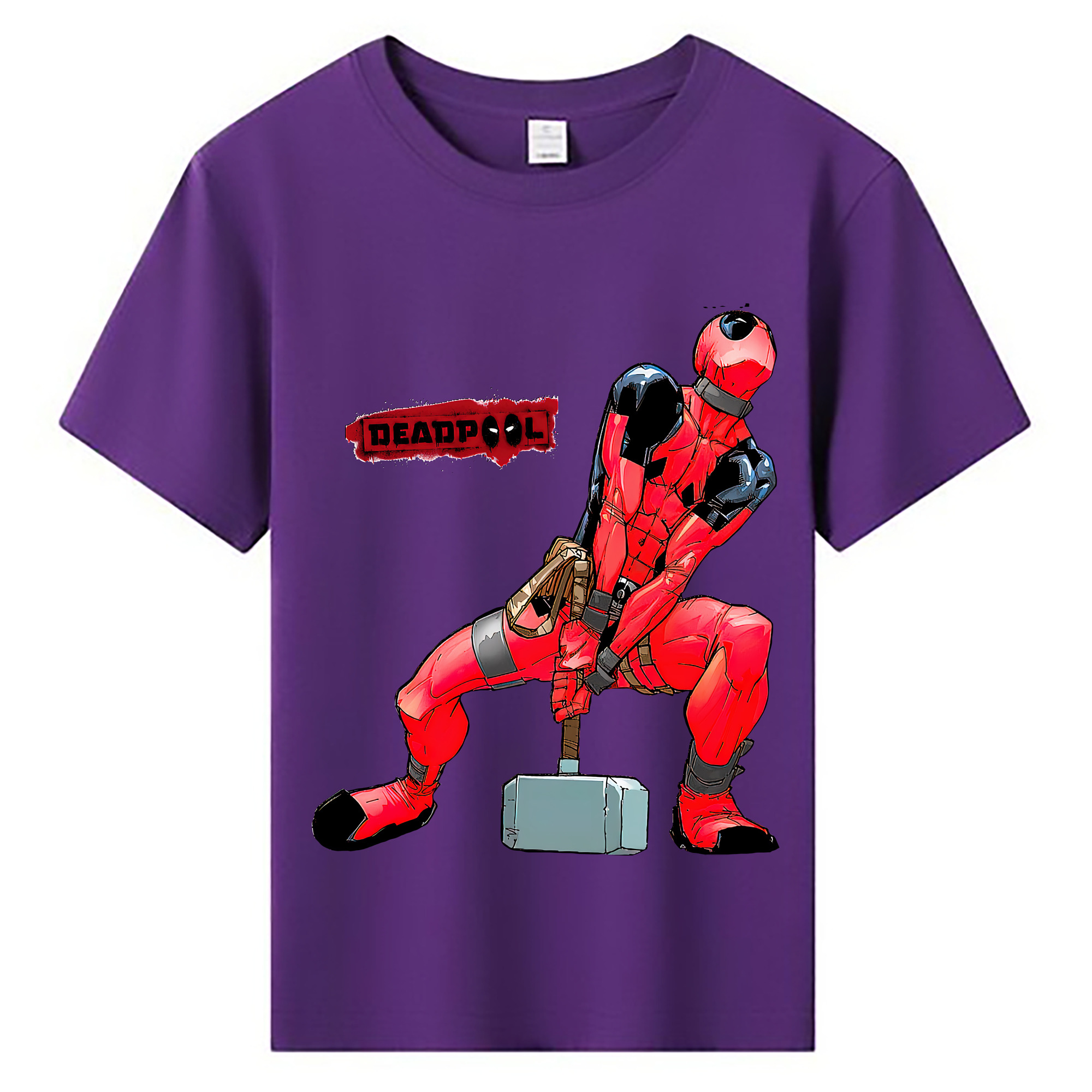 （画像用） Deadpool デッドプール 綿100％キッズTシャツ（フロントプリント）