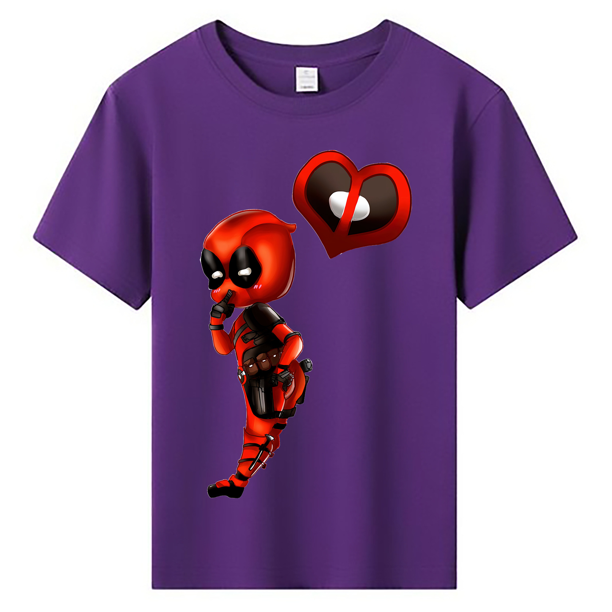 （画像用） Deadpool デッドプール 綿100％キッズTシャツ（フロントプリント）