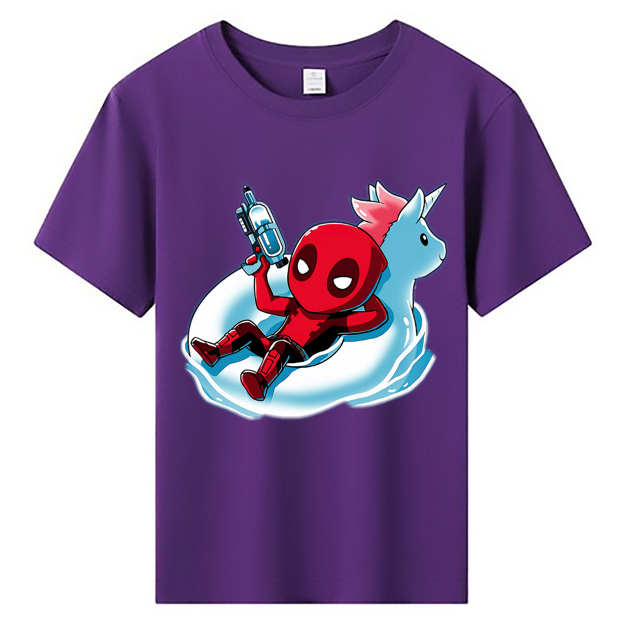 （画像用） Deadpool デッドプール 綿100％キッズTシャツ（フロントプリント）
