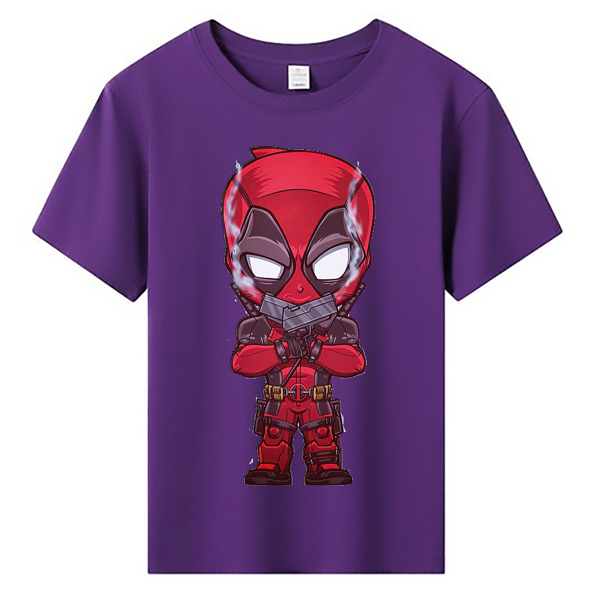 （画像用） Deadpool デッドプール 綿100％キッズTシャツ（フロントプリント）