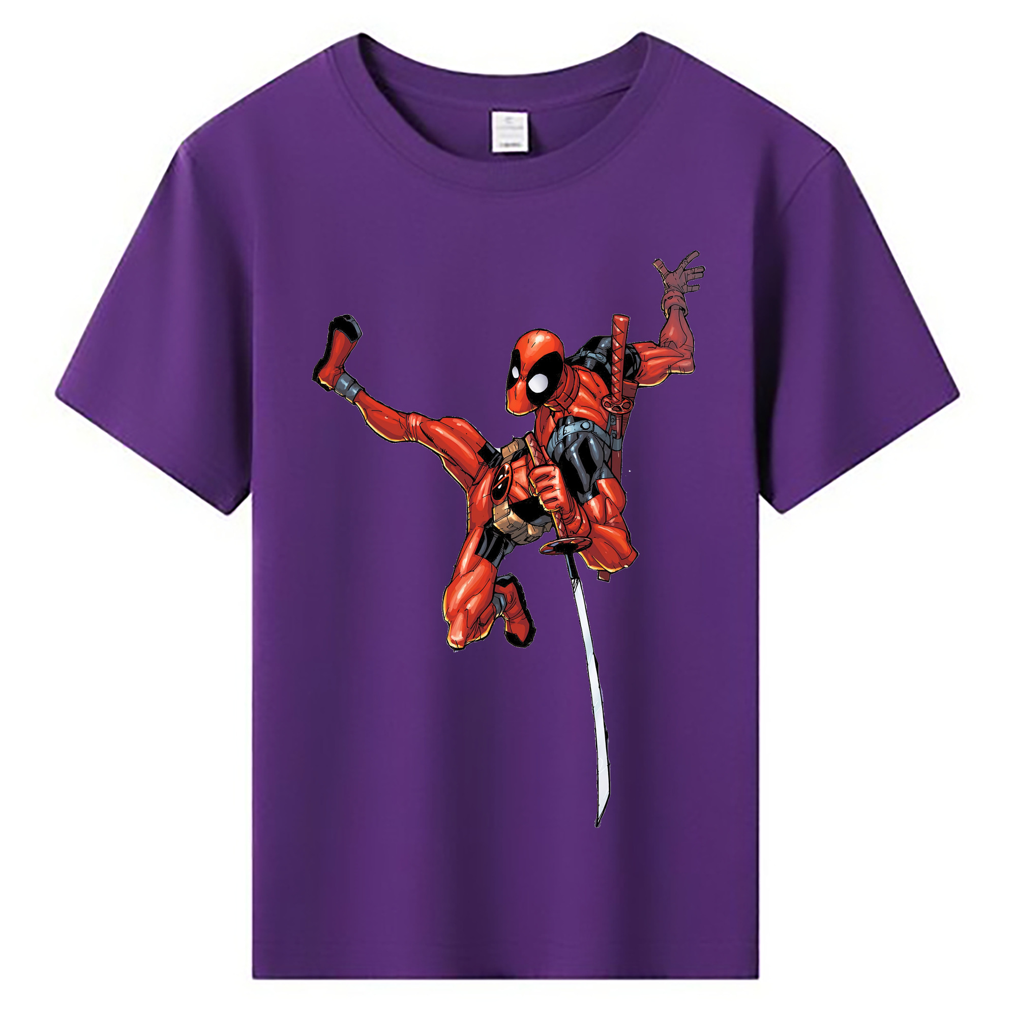 （画像用） Deadpool デッドプール 綿100％キッズTシャツ（フロントプリント）