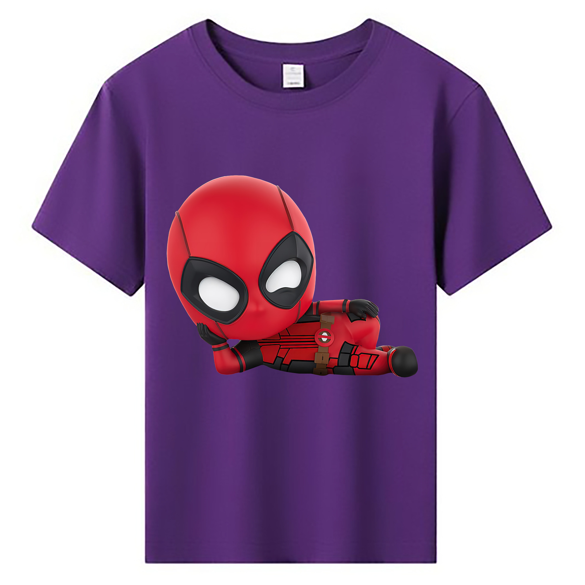 （画像用） Deadpool デッドプール 綿100％キッズTシャツ（フロントプリント）