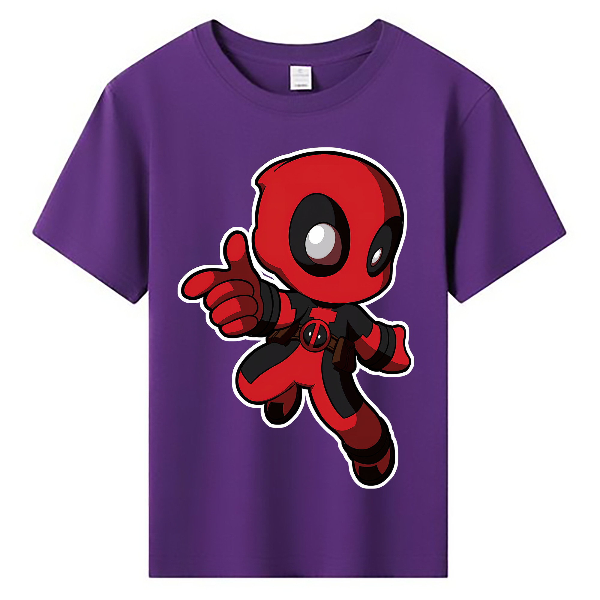 （画像用） Deadpool デッドプール 綿100％キッズTシャツ（フロントプリント）