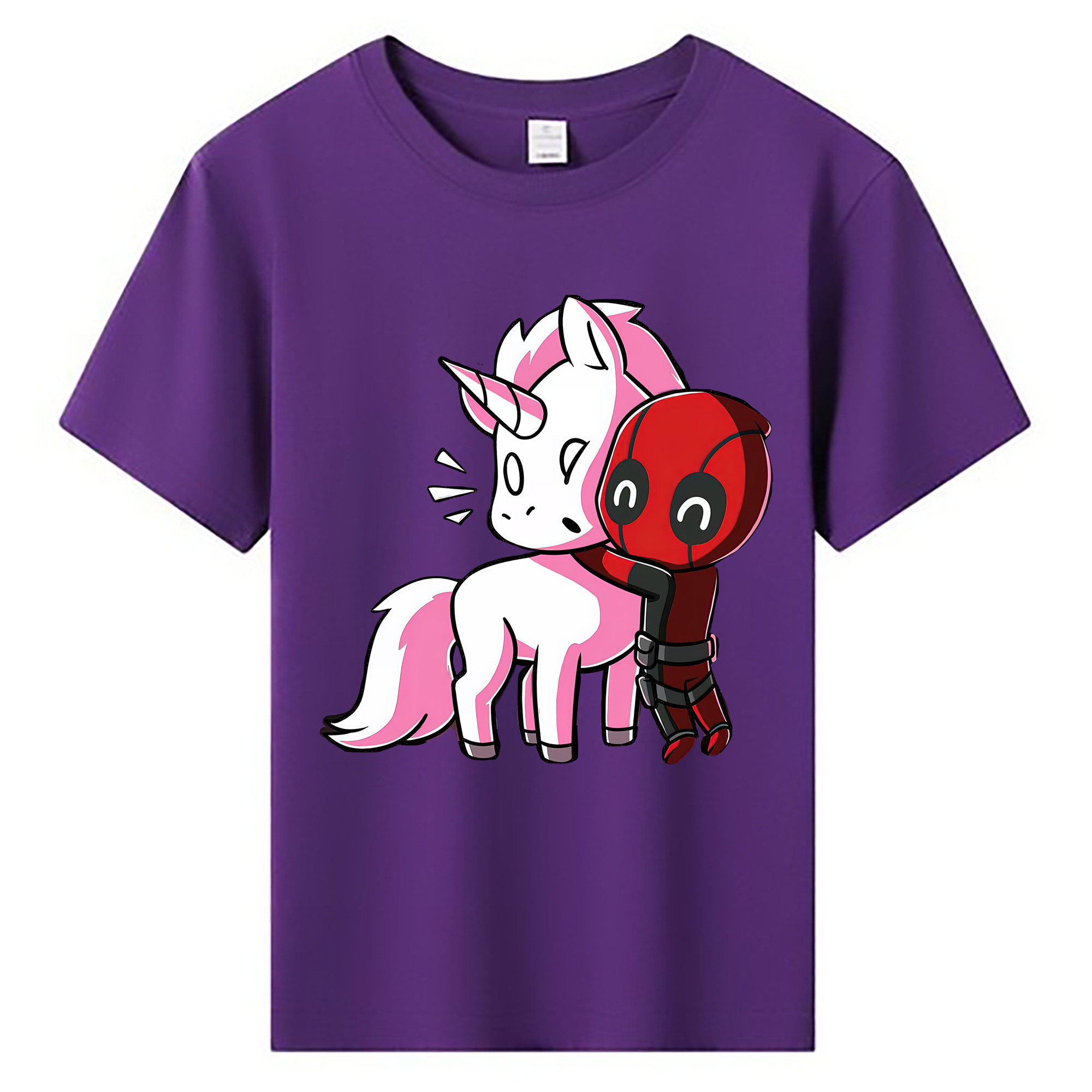 （画像用） Deadpool デッドプール 綿100％キッズTシャツ（フロントプリント）