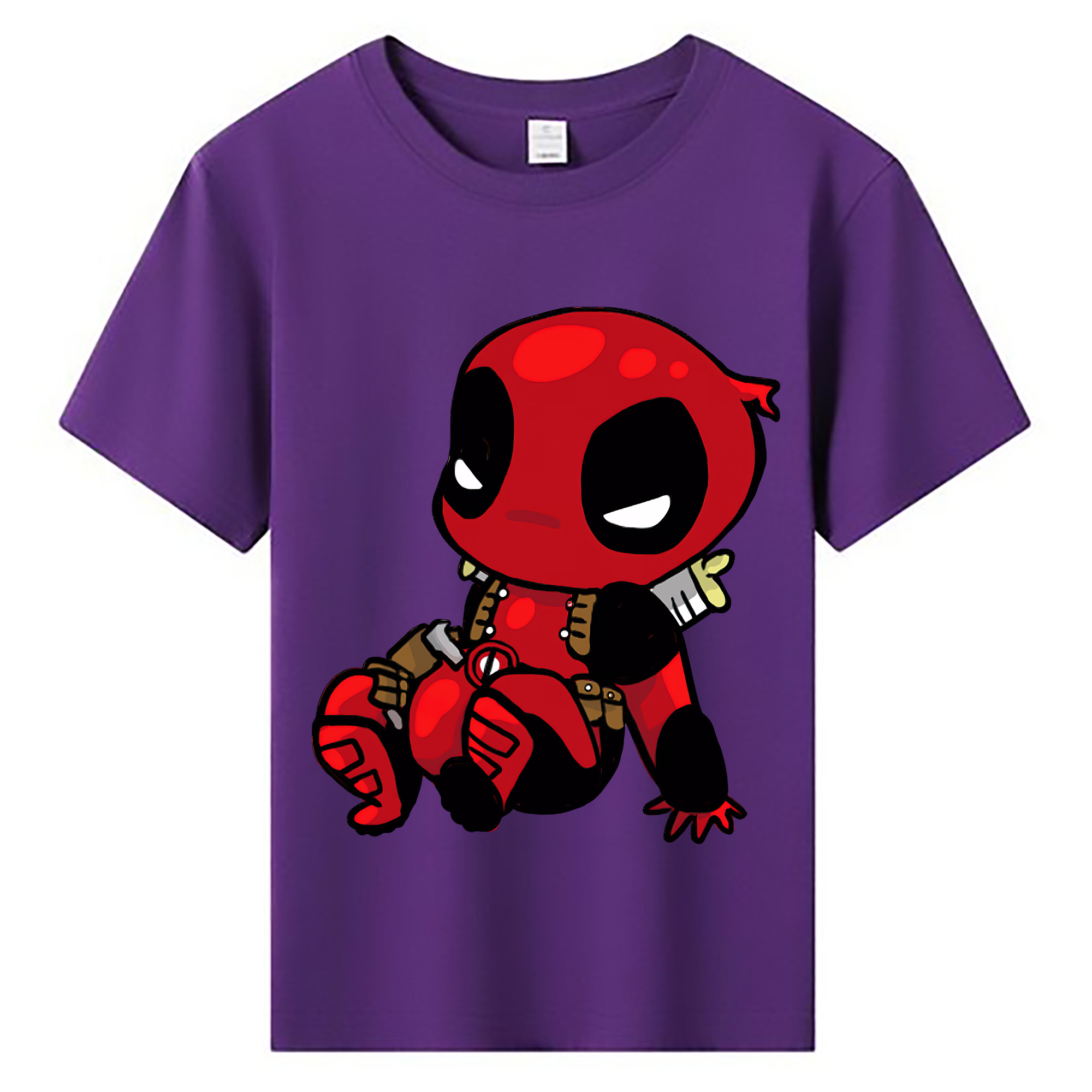 （画像用） Deadpool デッドプール 綿100％キッズTシャツ（フロントプリント）