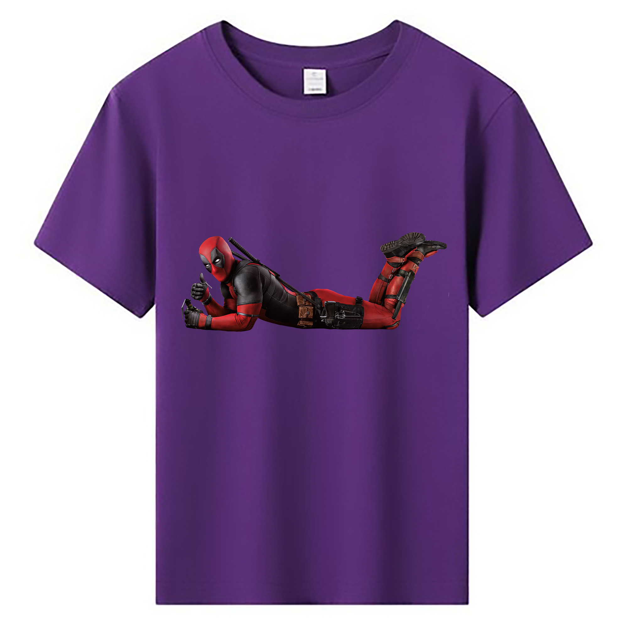（画像用） Deadpool デッドプール 綿100％キッズTシャツ（フロントプリント）
