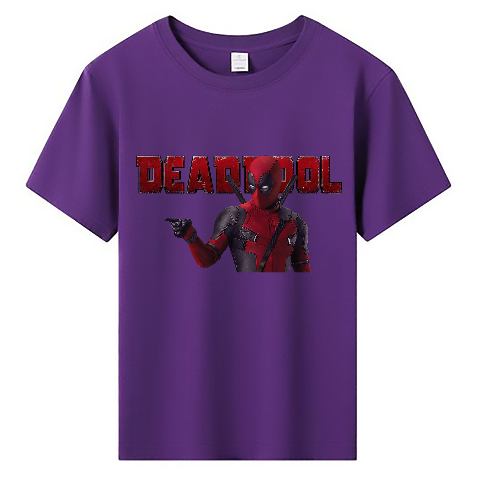 （画像用） Deadpool デッドプール 綿100％キッズTシャツ（フロントプリント）