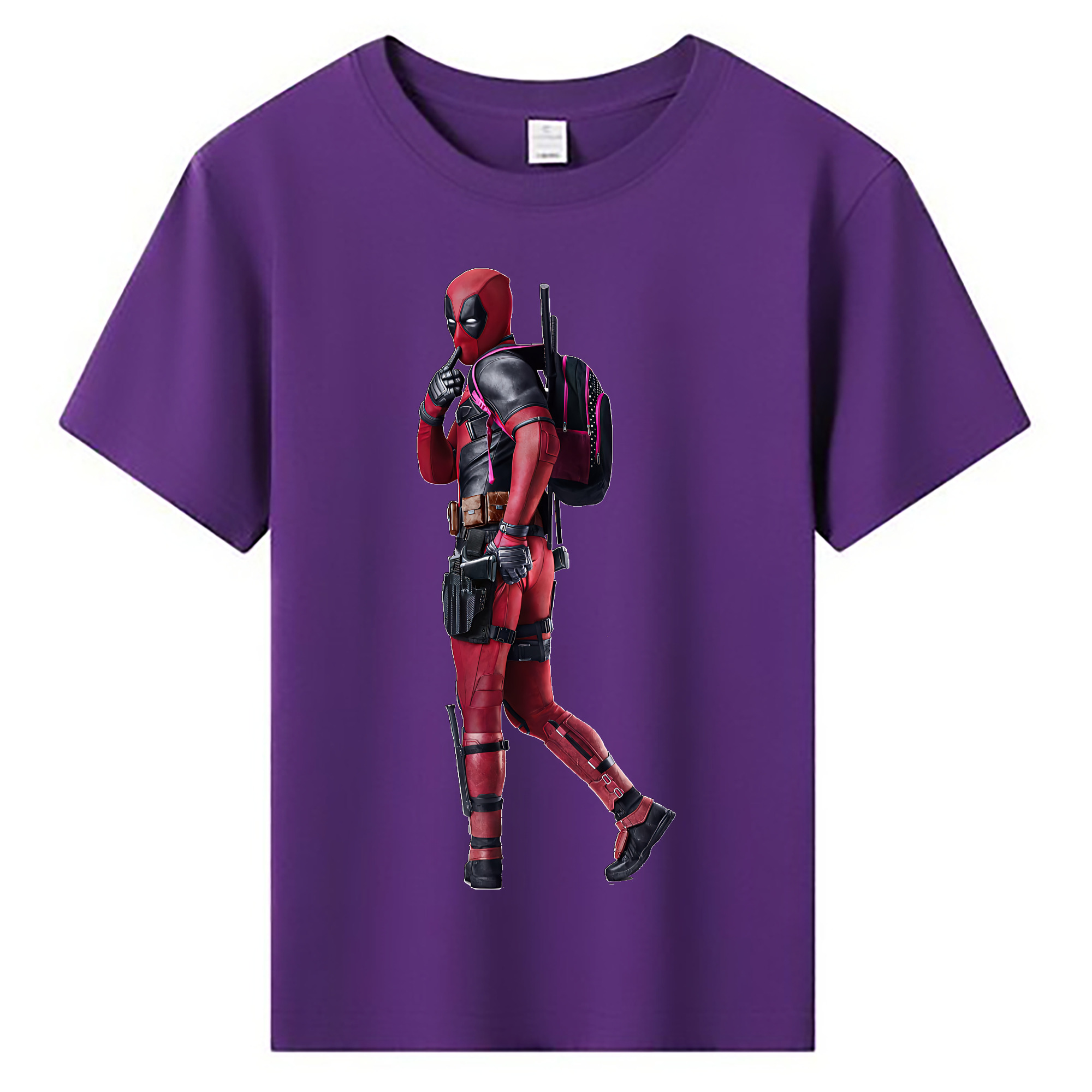 （画像用） Deadpool デッドプール 綿100％キッズTシャツ（フロントプリント）