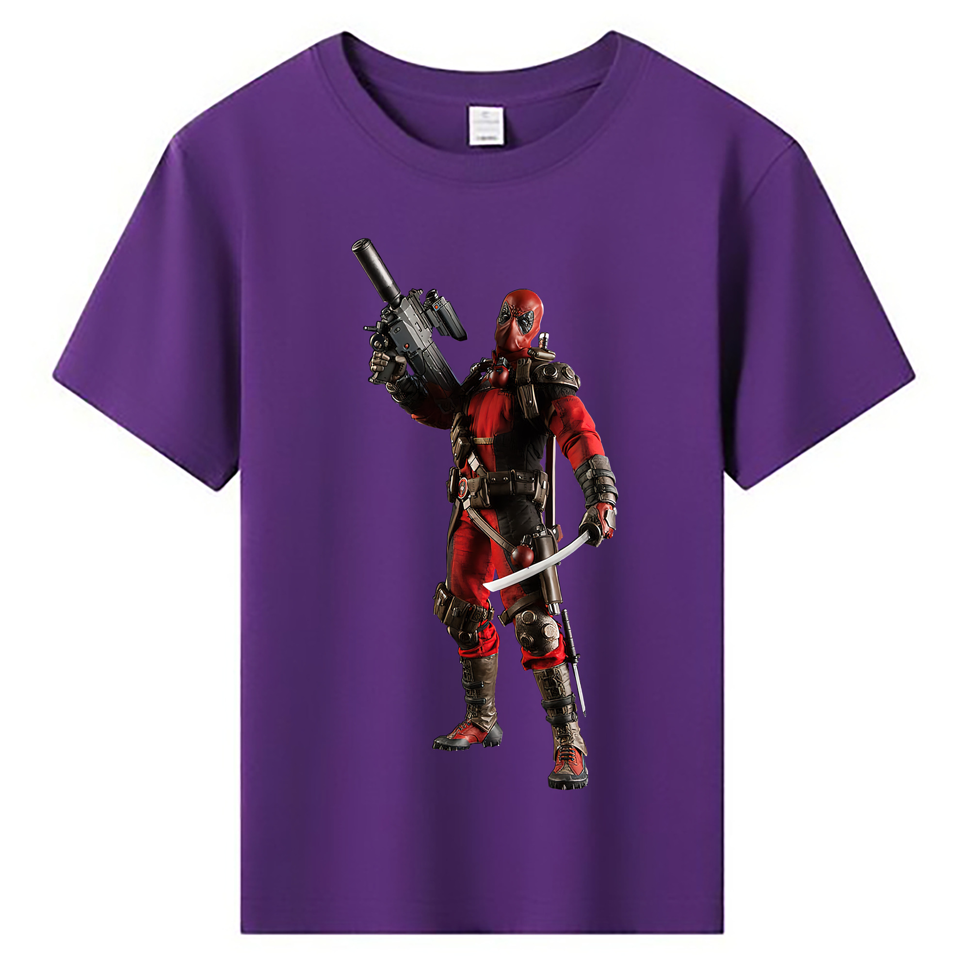 （画像用） Deadpool デッドプール 綿100％キッズTシャツ（フロントプリント）