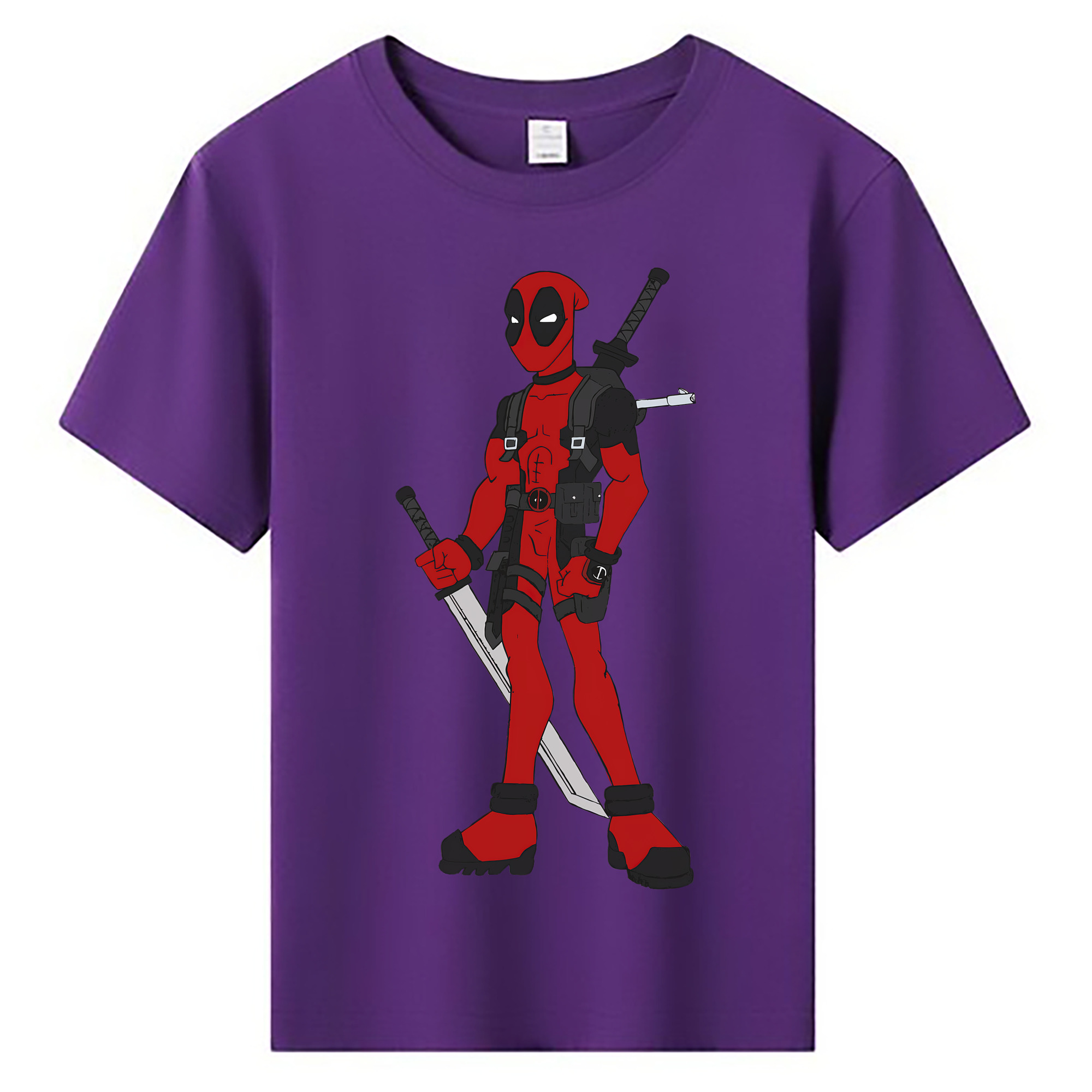（画像用） Deadpool デッドプール 綿100％キッズTシャツ（フロントプリント）